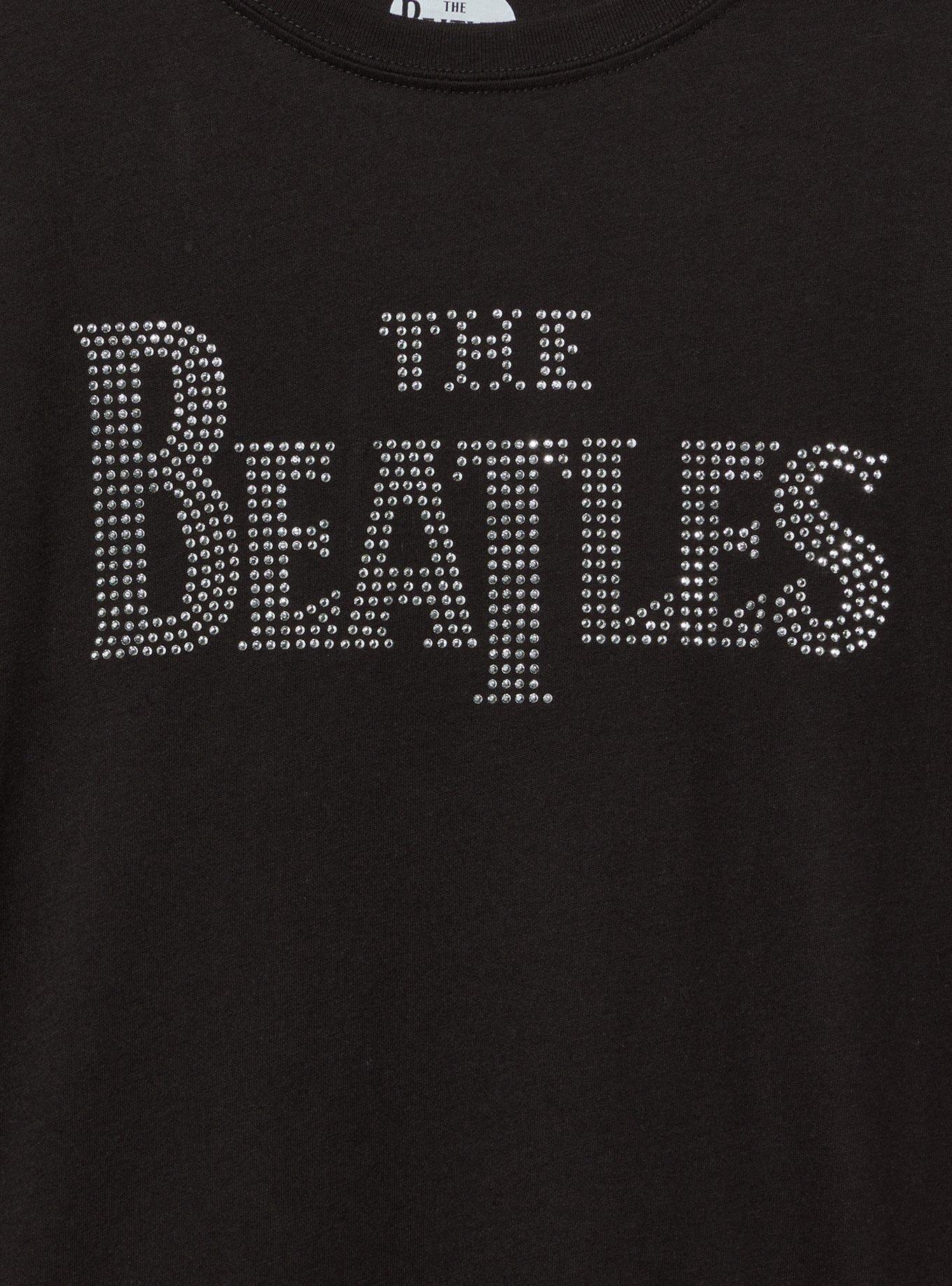 The Beatles Classic Cotton Crew Rhinestone Tee
