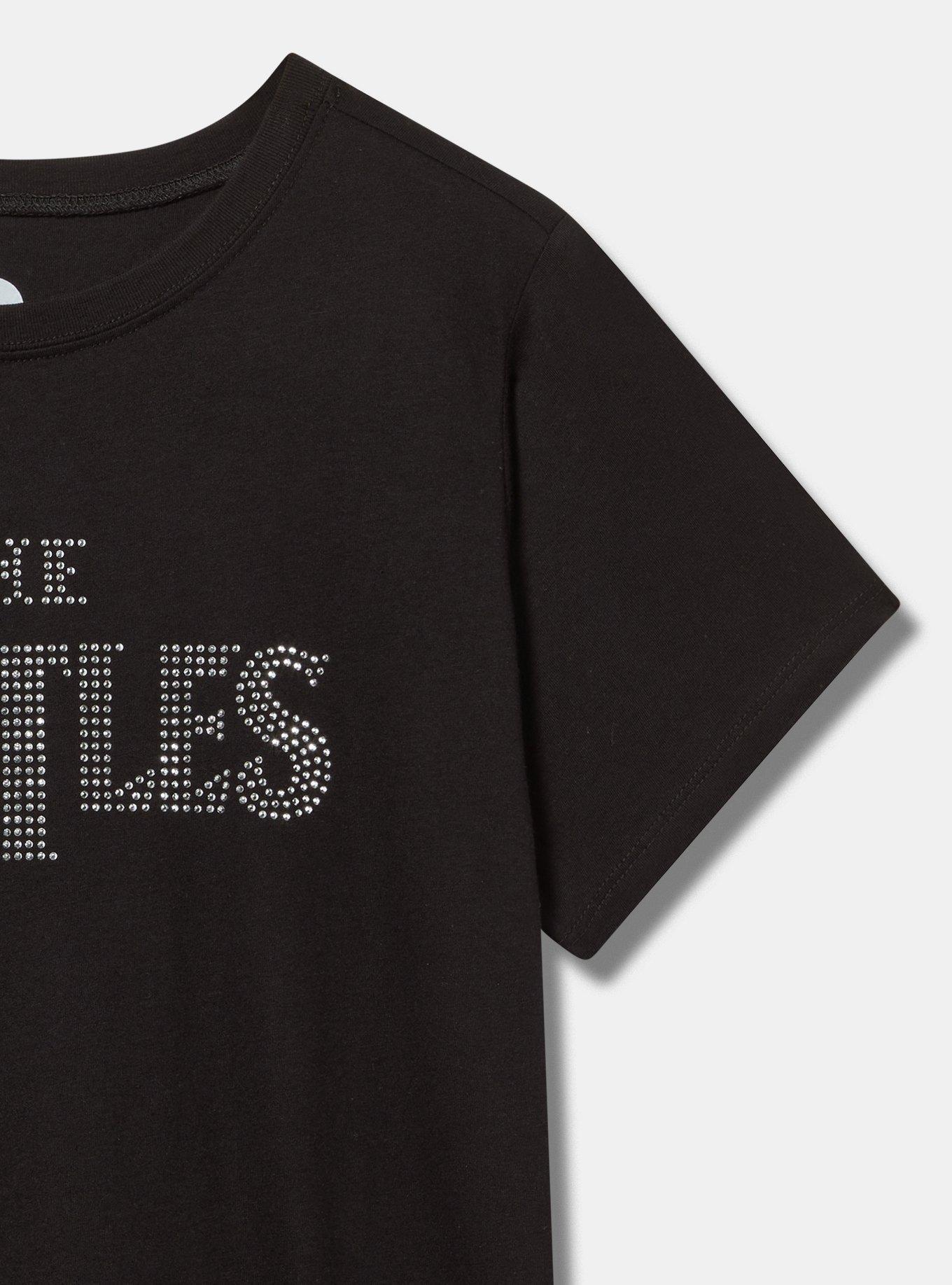The Beatles Classic Cotton Crew Rhinestone Tee