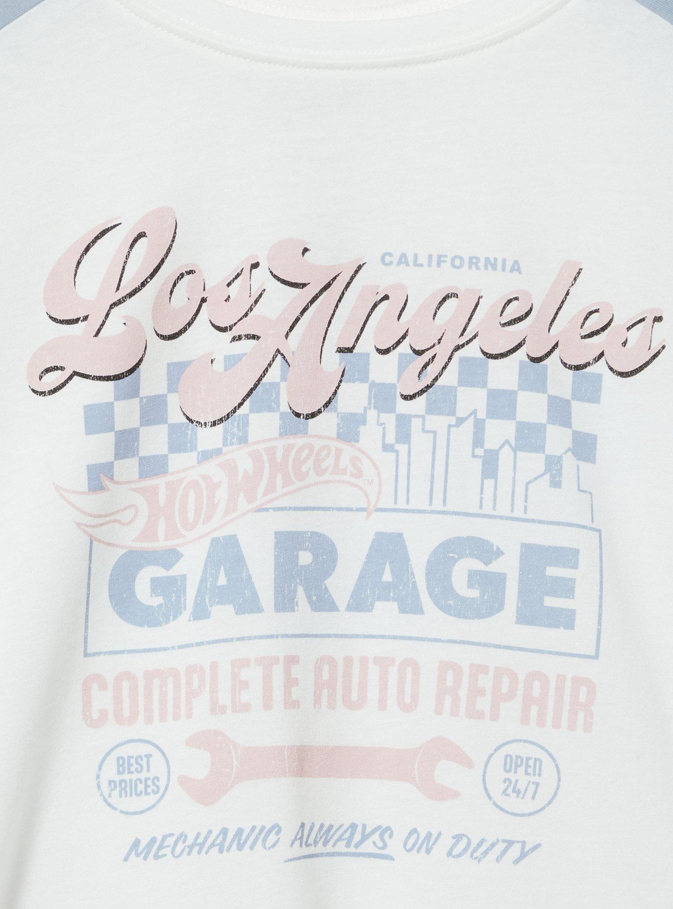 Hot Wheels Crop Raglan Tee