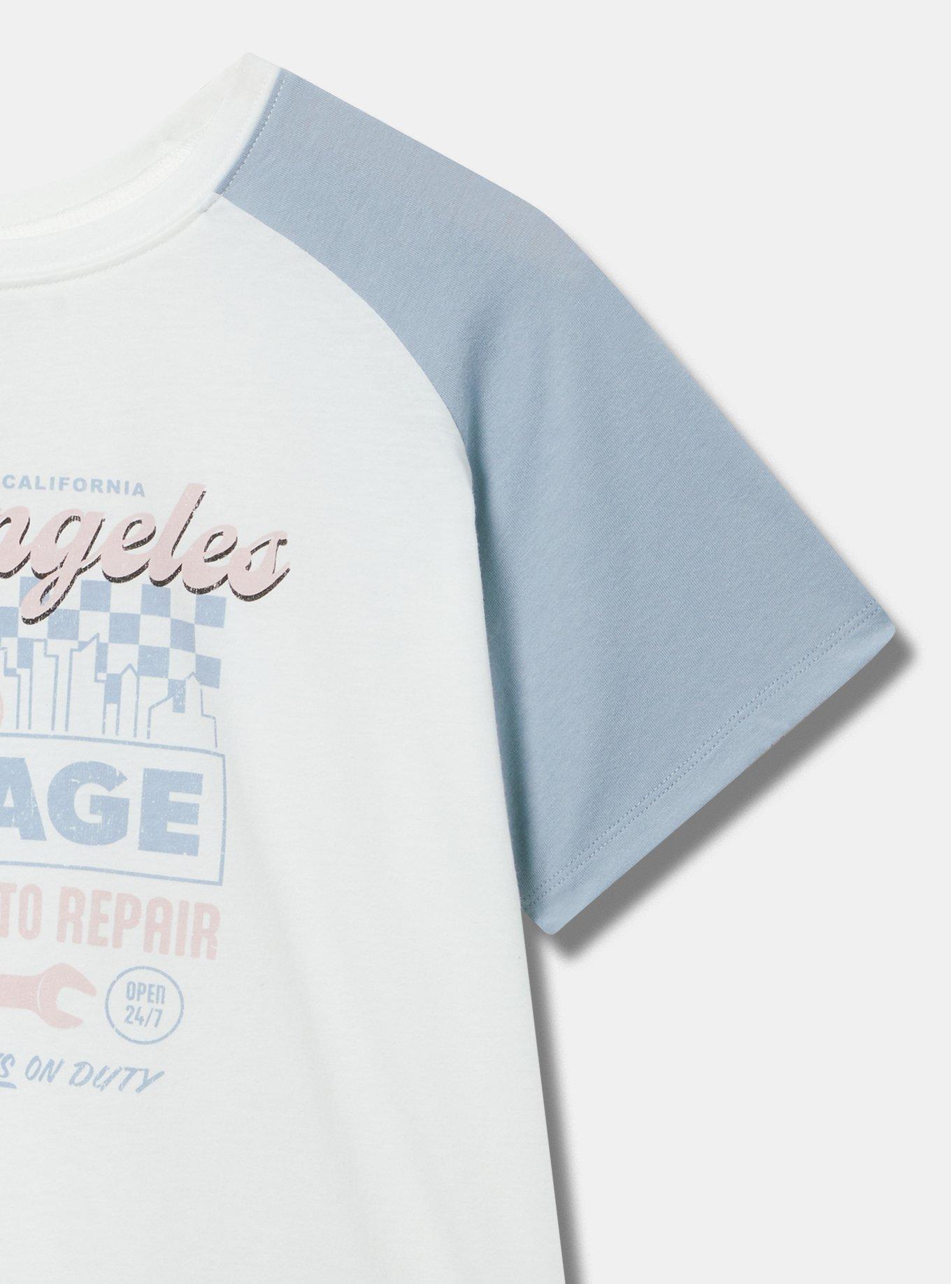 Hot Wheels Crop Raglan Tee