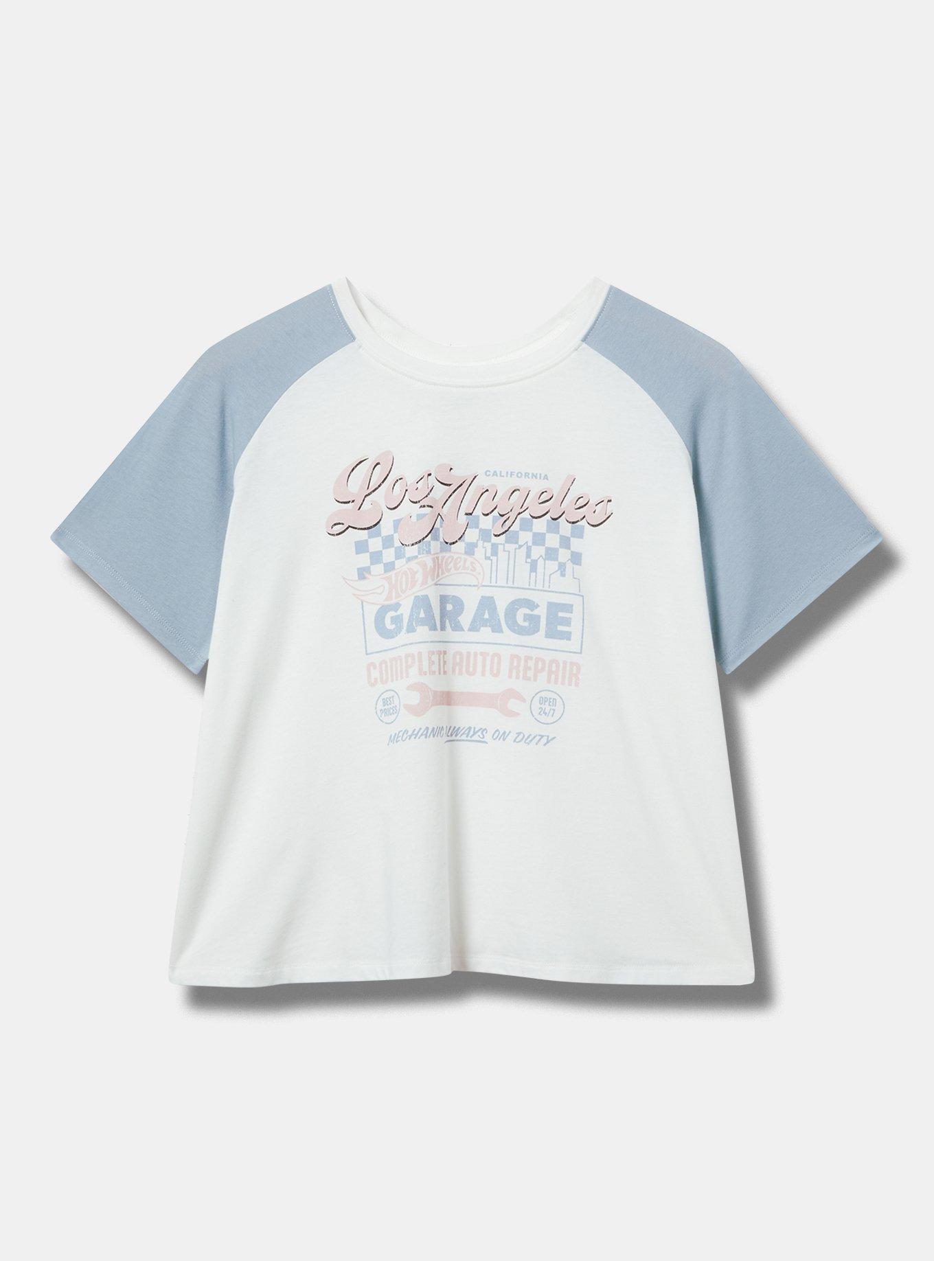 Hot Wheels Crop Raglan Tee