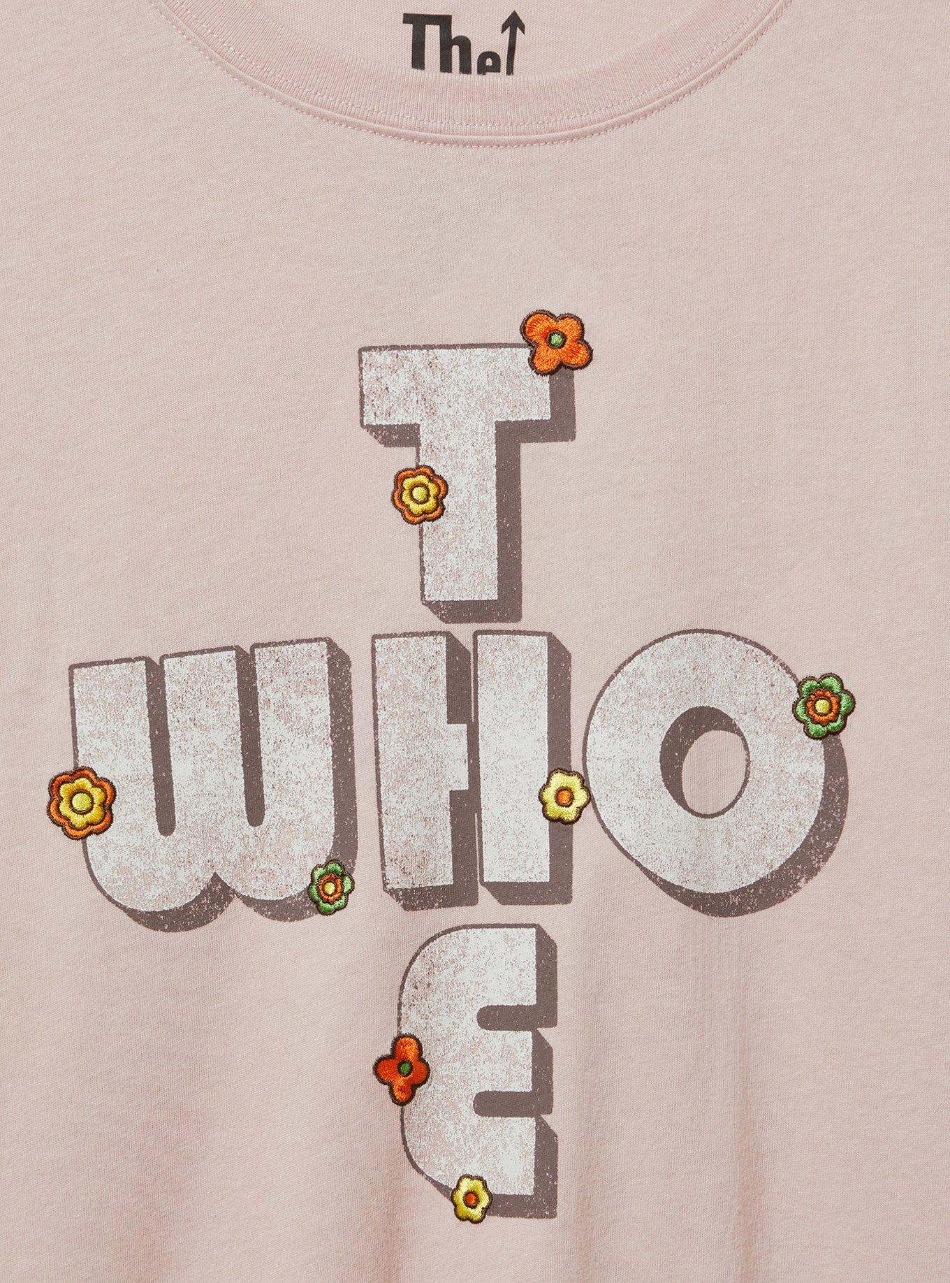 The Who Classic Cotton Crew Embroidery Tee