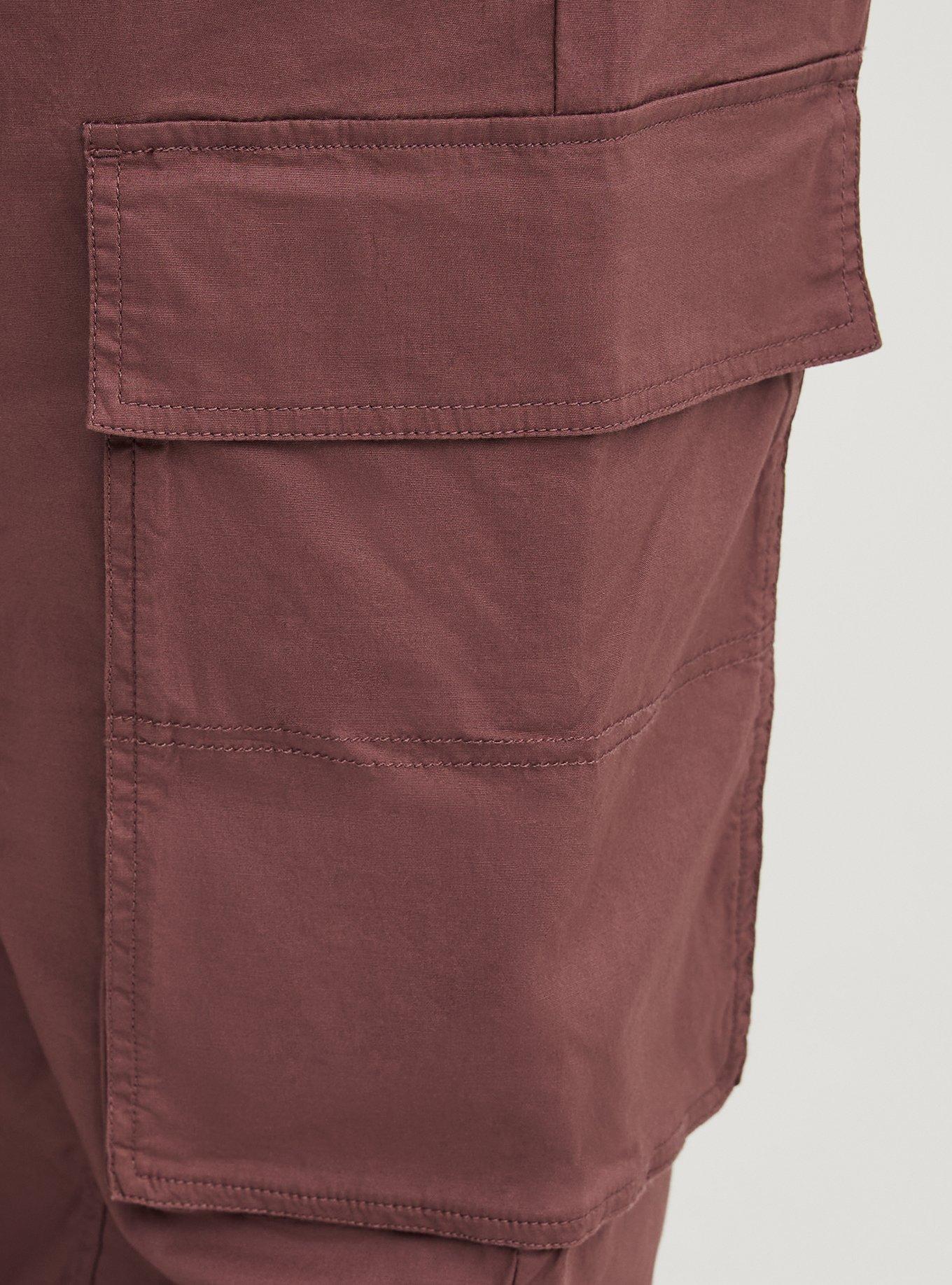 High-Rise Poplin Parachute Pant, ROSE TAUPE, alternate