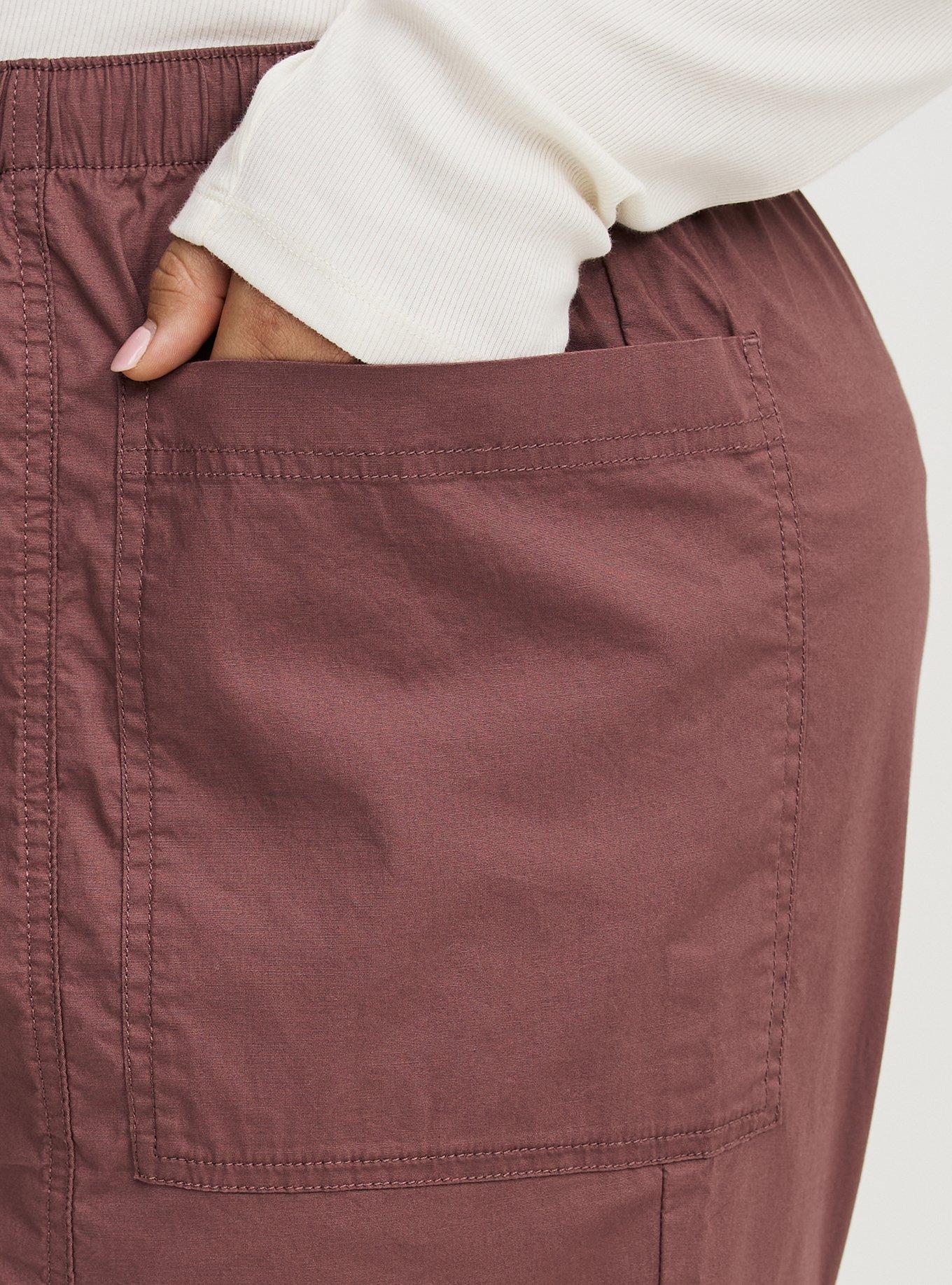 High-Rise Poplin Parachute Pant, ROSE TAUPE, alternate