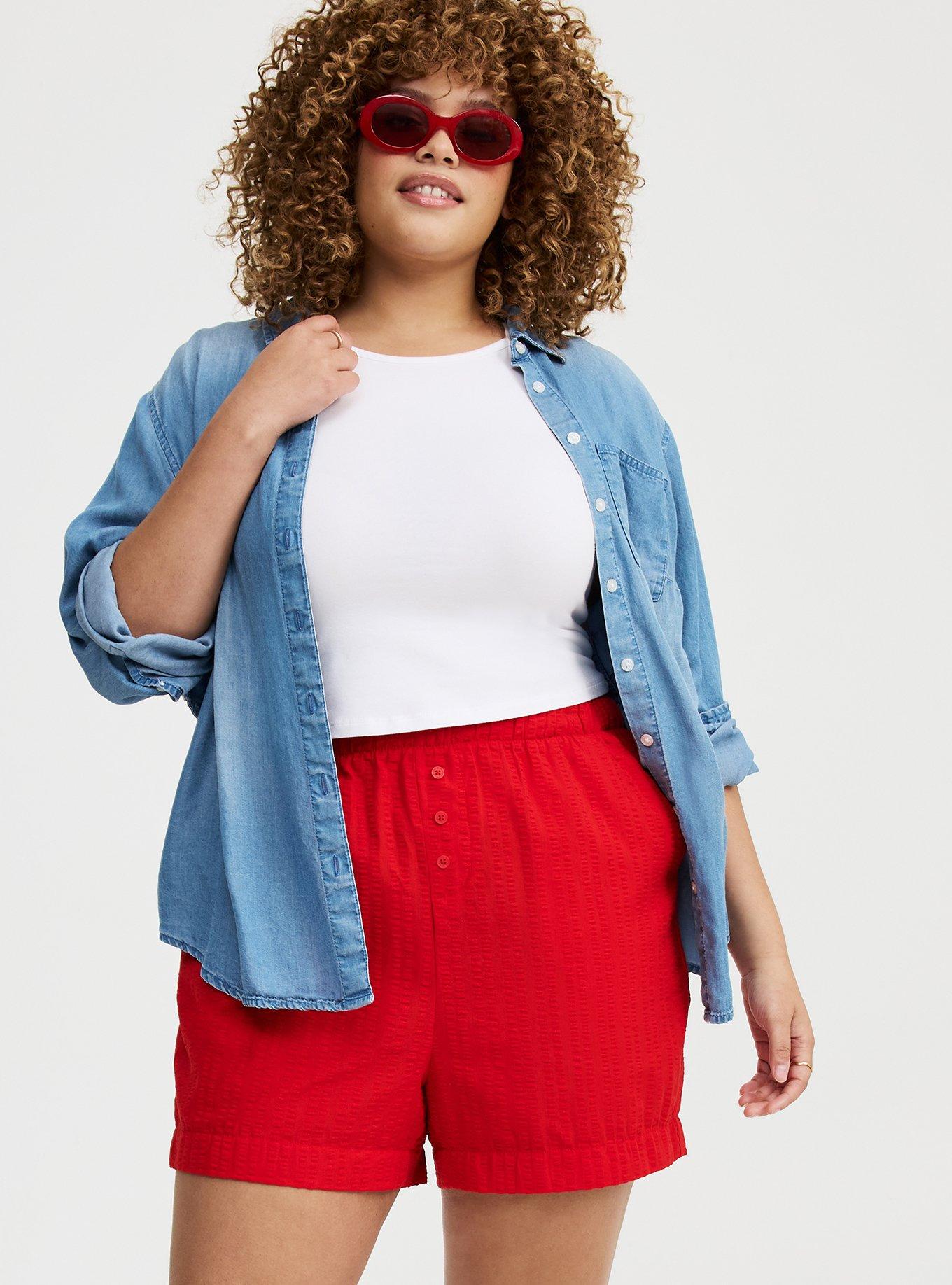 Pull-On High-Rise Boxer Short