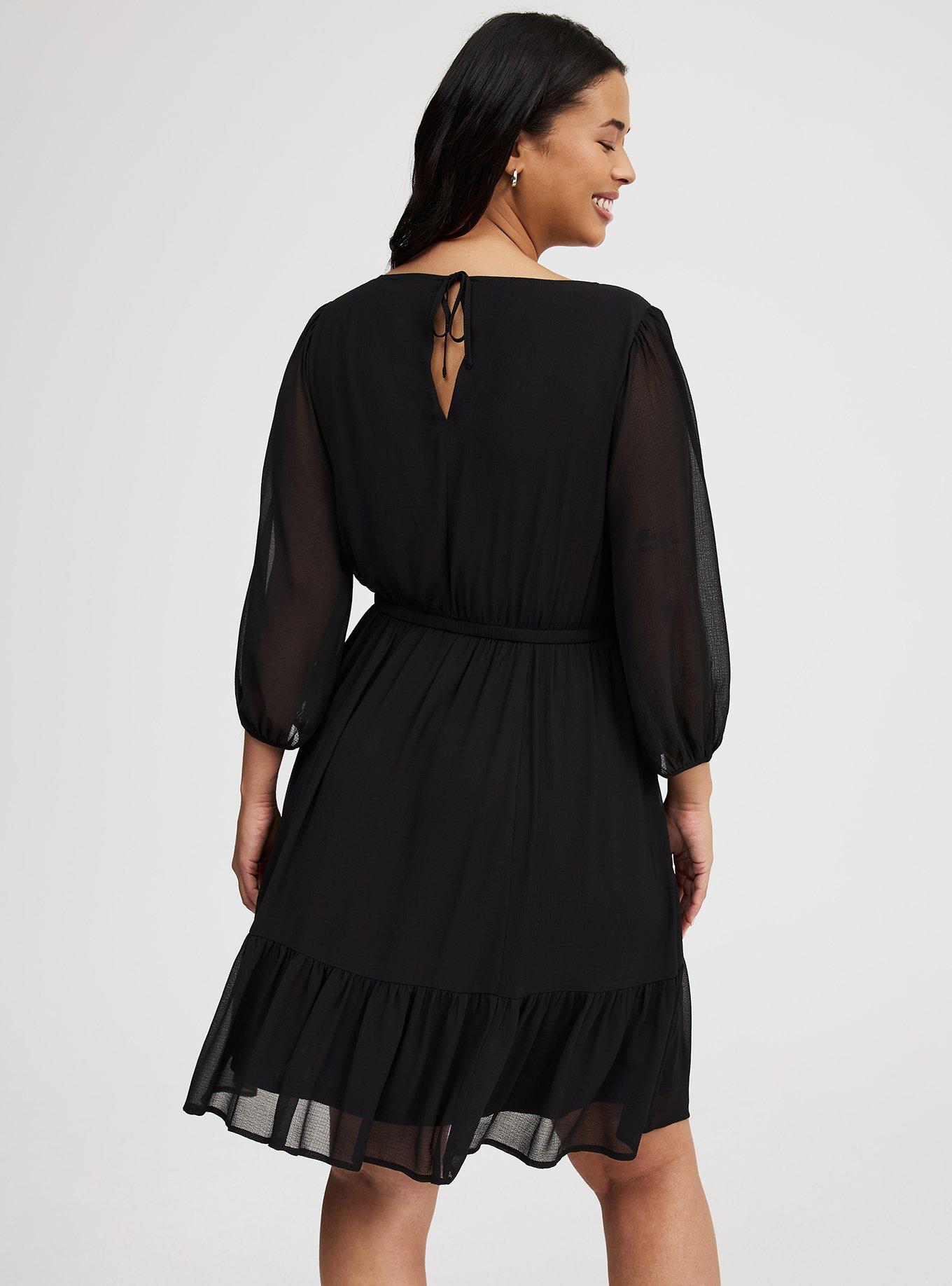 Mini Chiffon Tiered Babydoll Dress