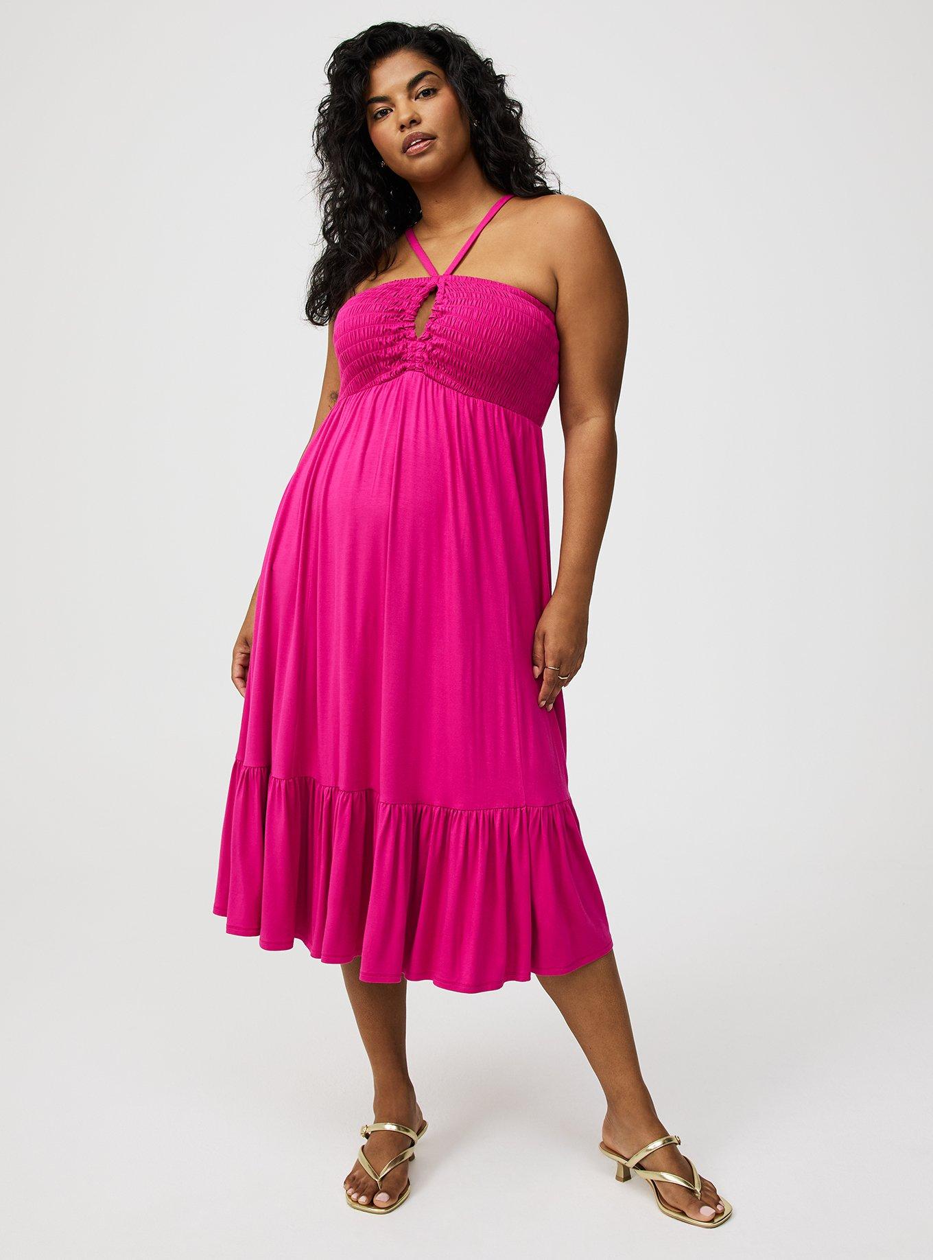 Super Soft Halter Midi Dress