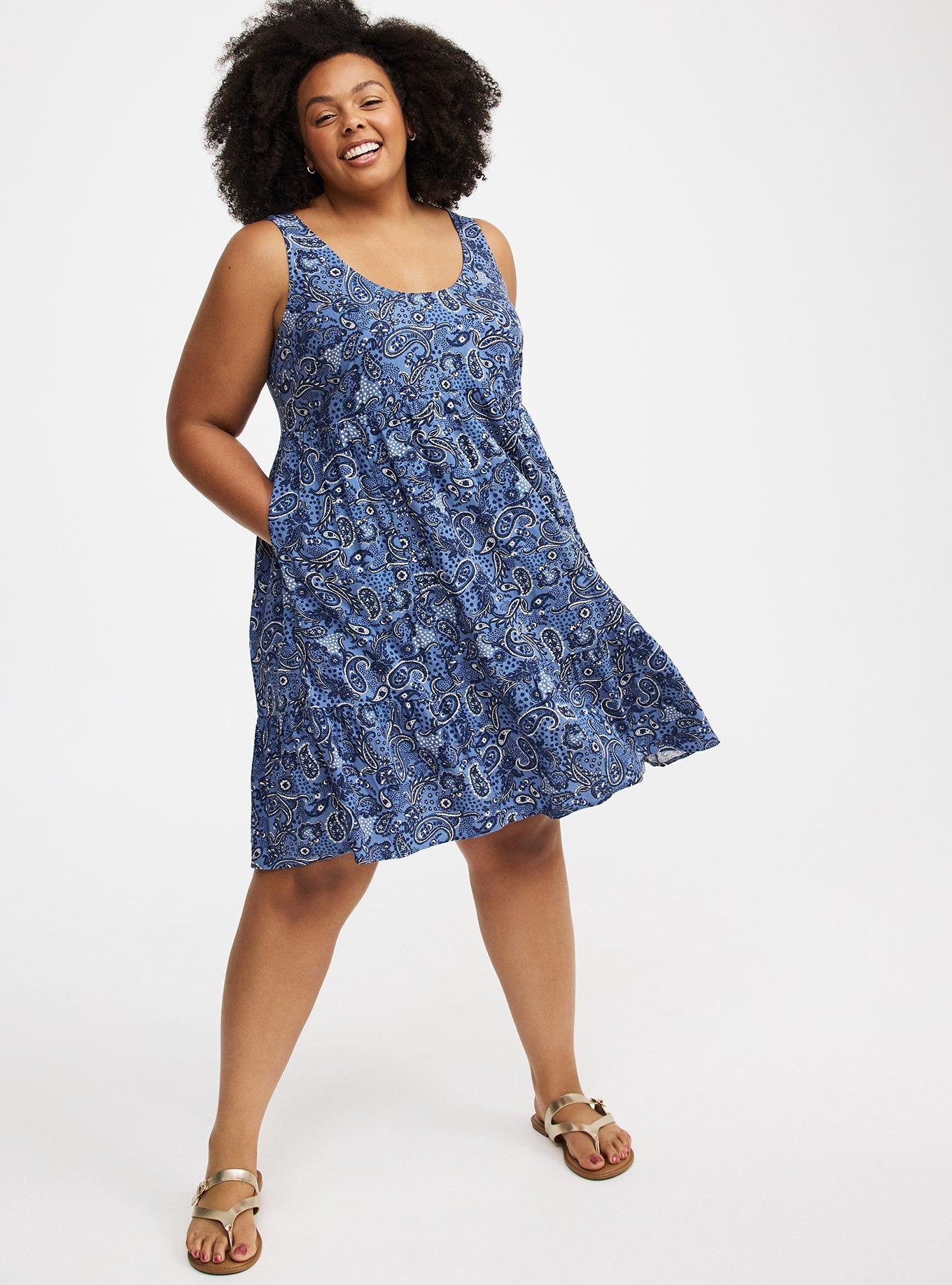 Tiered Tank Mini Dress