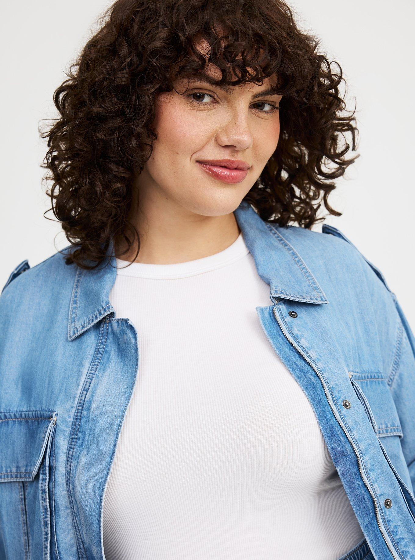 Tencel Denim Utility Jacket