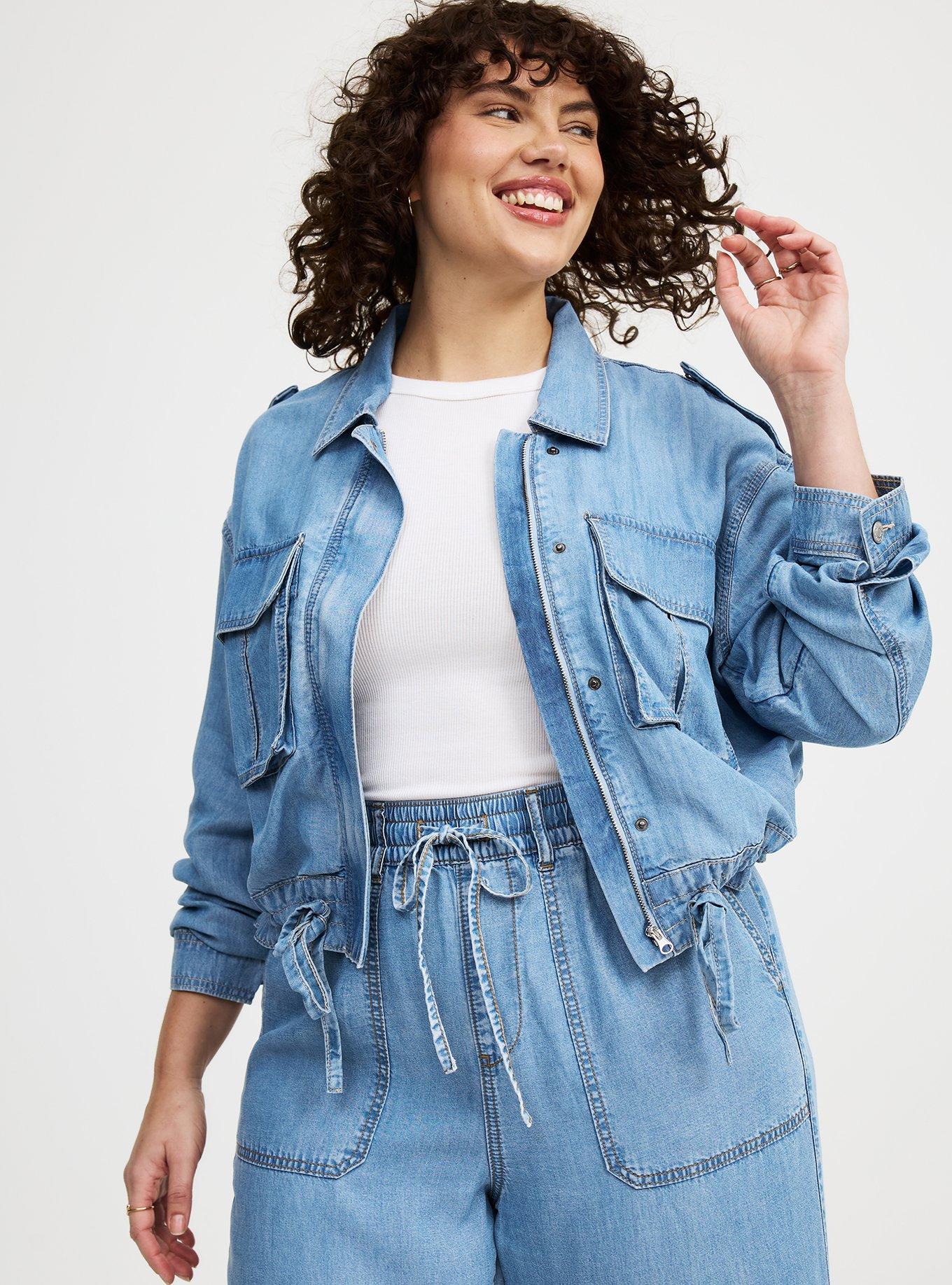 Tencel Denim Utility Jacket