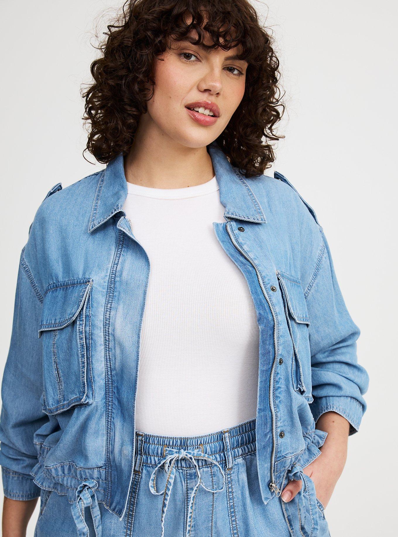 Tencel Denim Utility Jacket