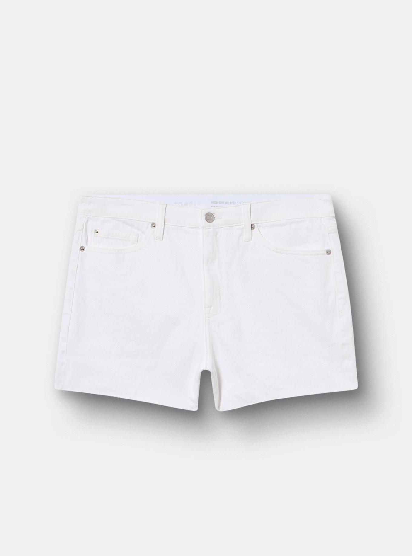 3.5'' Relaxed High-Rise Short, NEW WHITE, hi-res