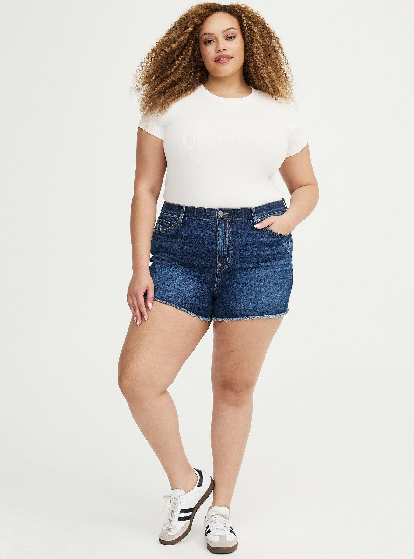 3.5'' Relaxed High-Rise Short, BLUE HAWAII, alternate