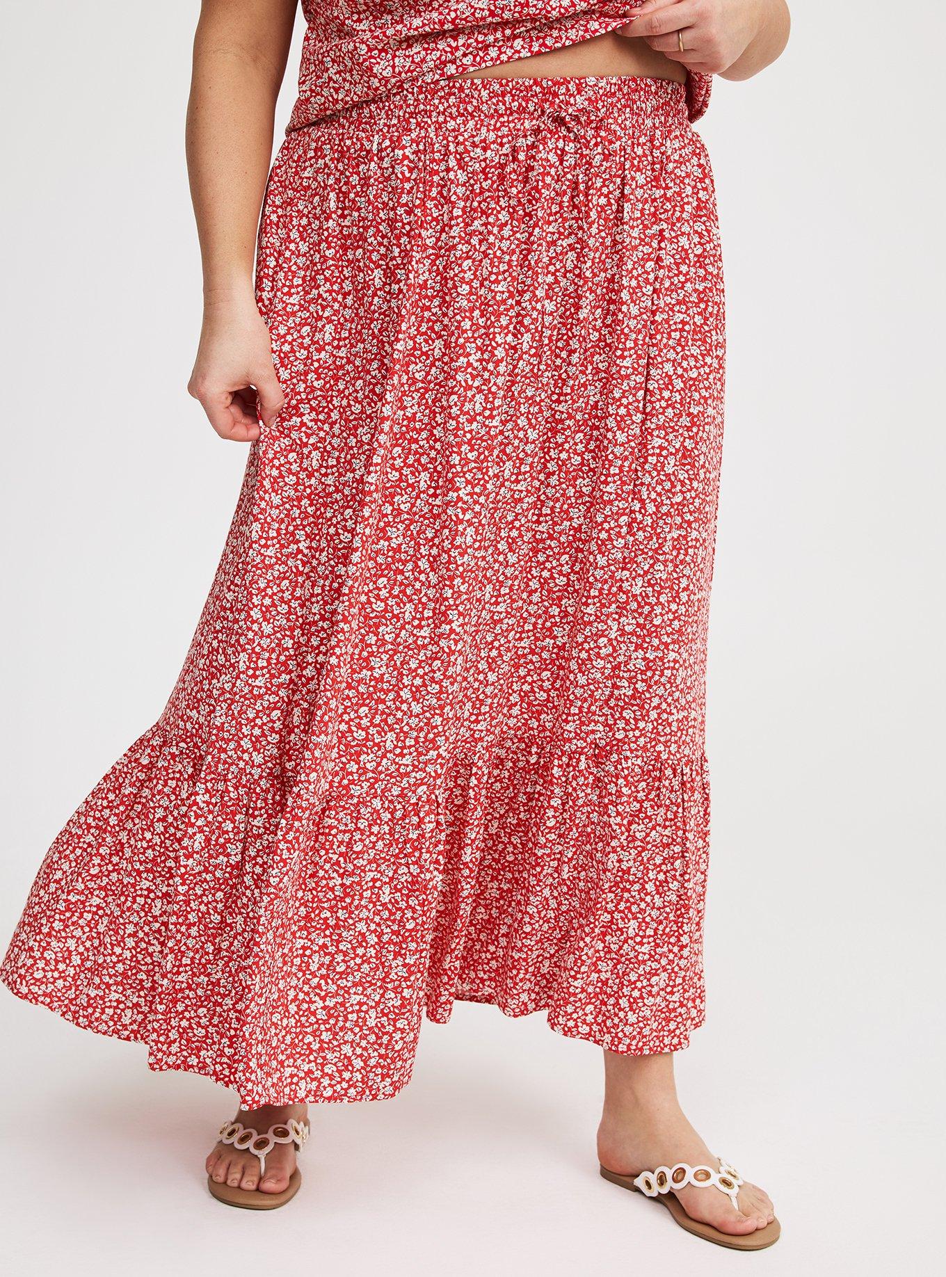 Tiered Maxi Skirt