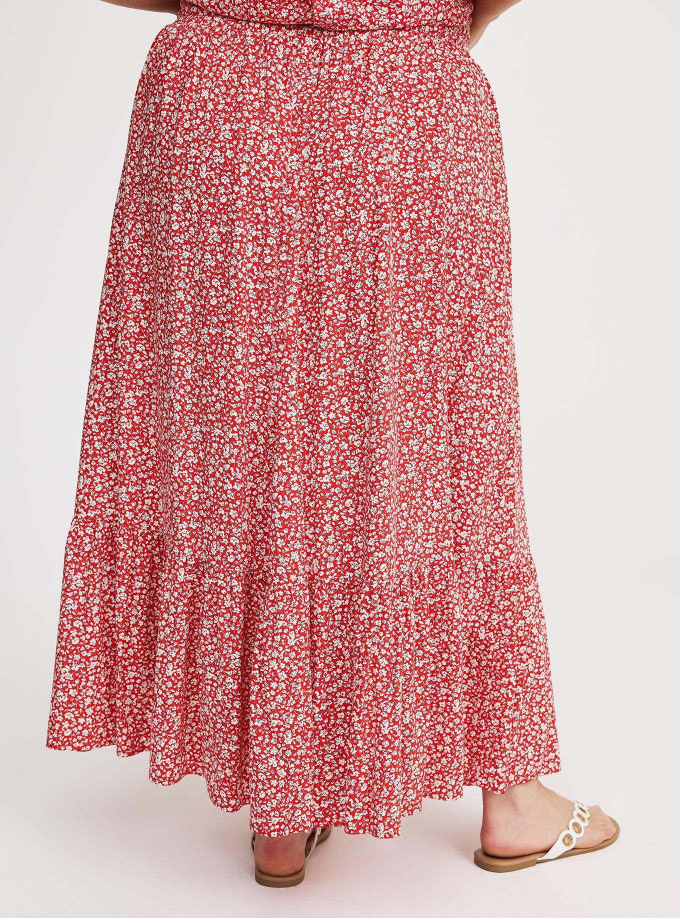 Tiered Maxi Skirt