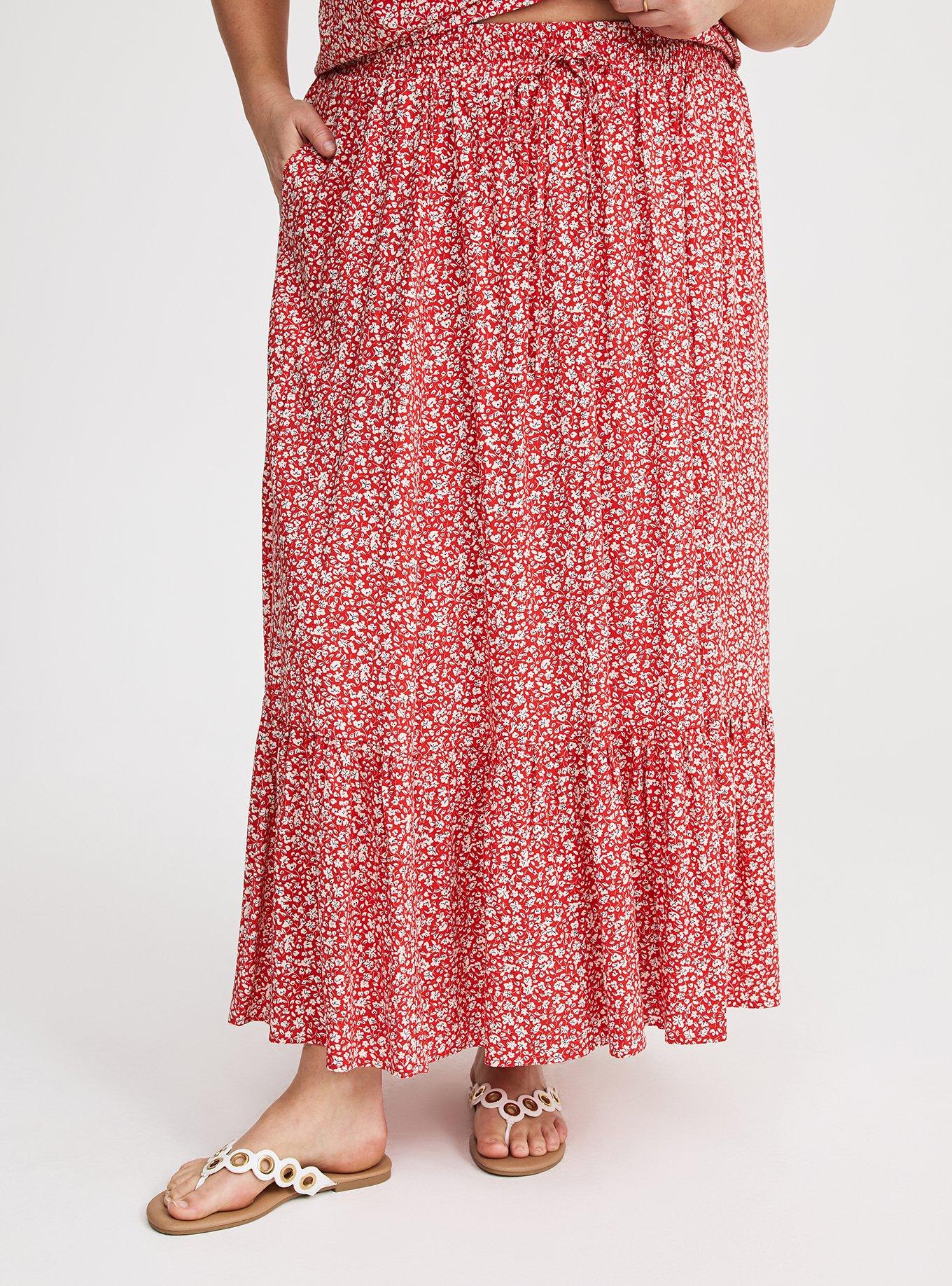 Tiered Maxi Skirt