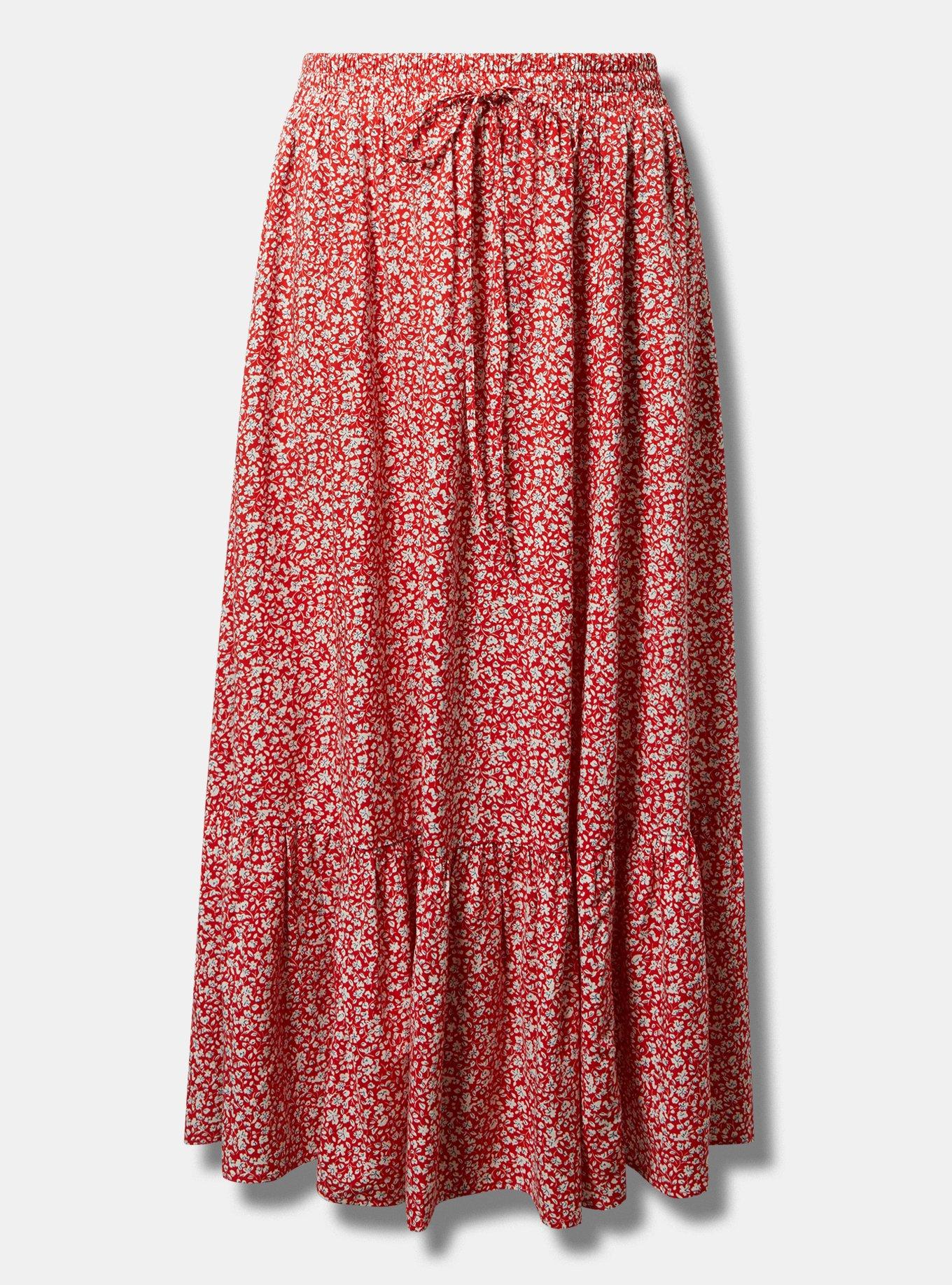 Tiered Maxi Skirt