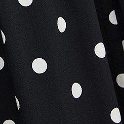 Tiered Maxi Skirt, COMMIT DOT BLACK, swatch