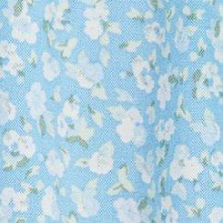 Tiered Maxi Skirt, BABY BREATH FLORAL BLUE, swatch