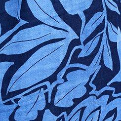 Belle Isle Popover Dolman Maxi Dress, VEDADO LEAVES BLUE, swatch