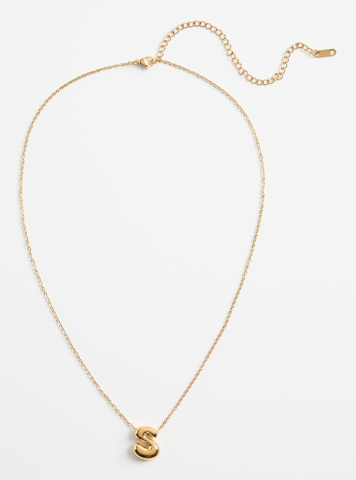 Groovy Initial Necklace