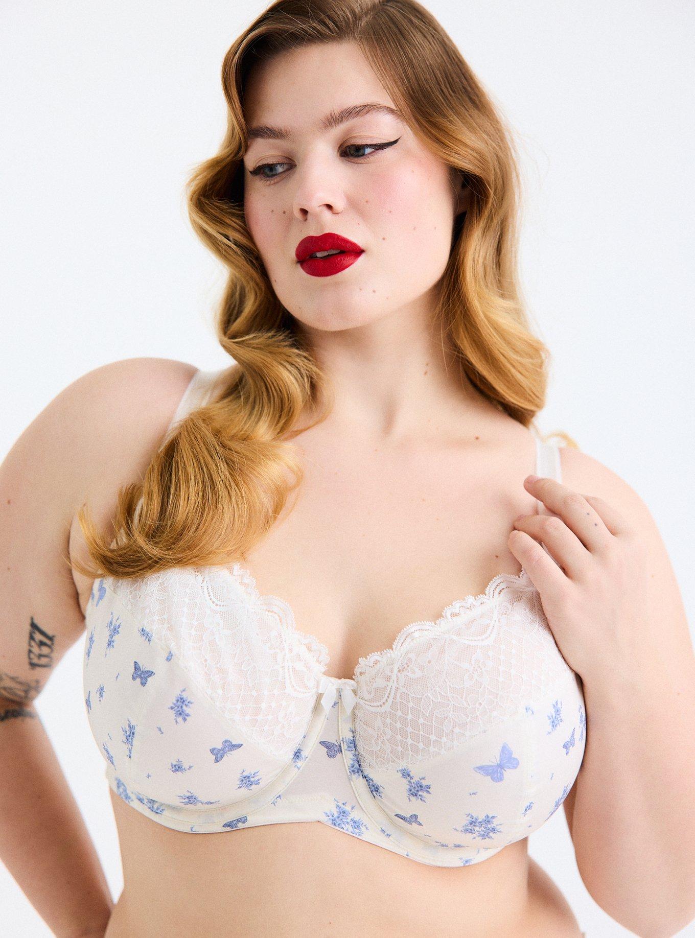 Full-Coverage Unlined Bra, COQUETTE FLORAL, hi-res