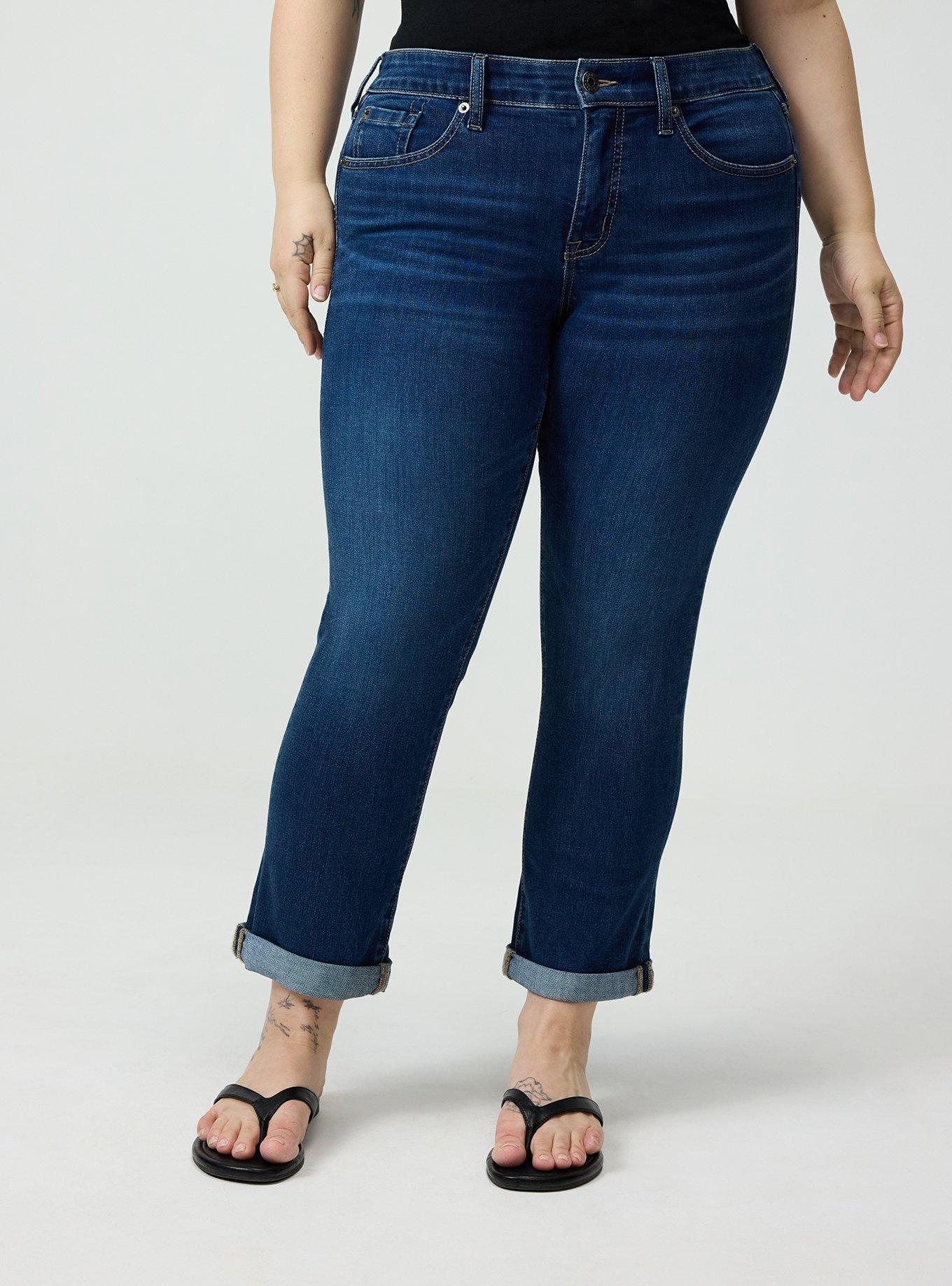Crop Perfect Boyfriend Jean, BLUE 25, alternate