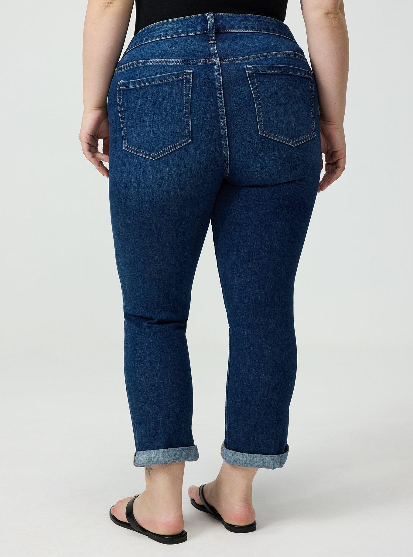 Crop Perfect Boyfriend Jean, BLUE 25, alternate