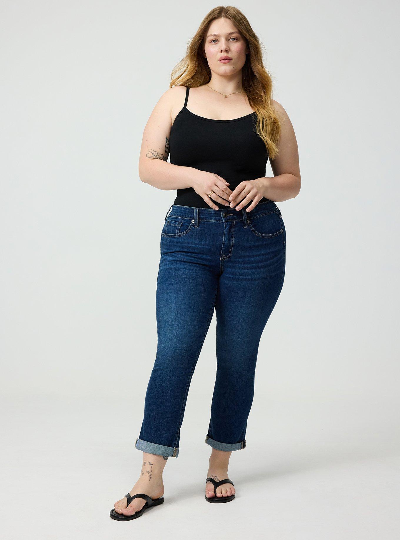 Crop Perfect Boyfriend Jean, BLUE 25, alternate