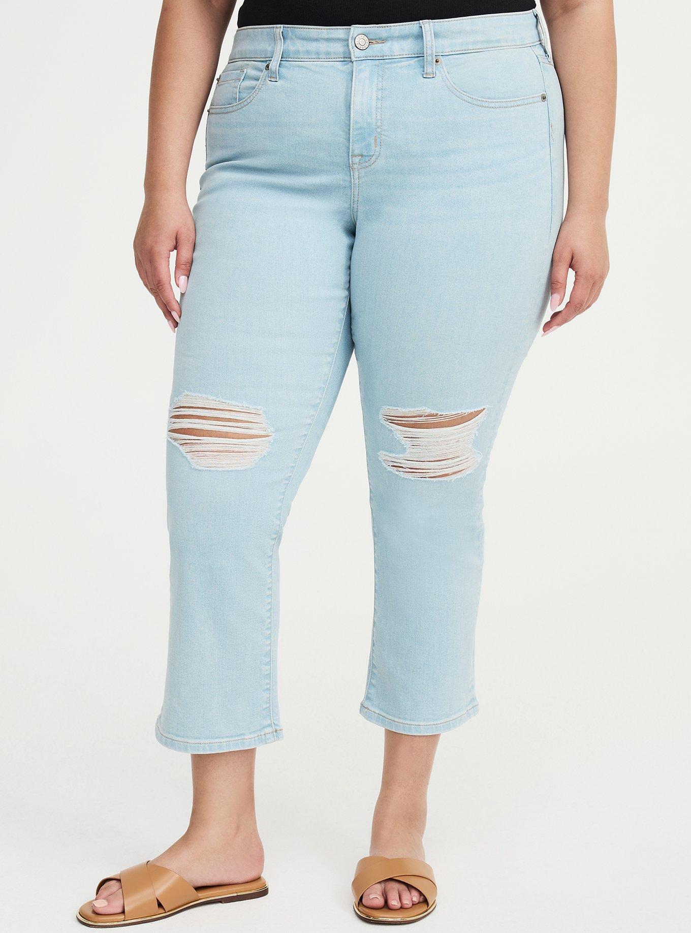 Crop Perfect Boyfriend Jean, BLUE 21, alternate
