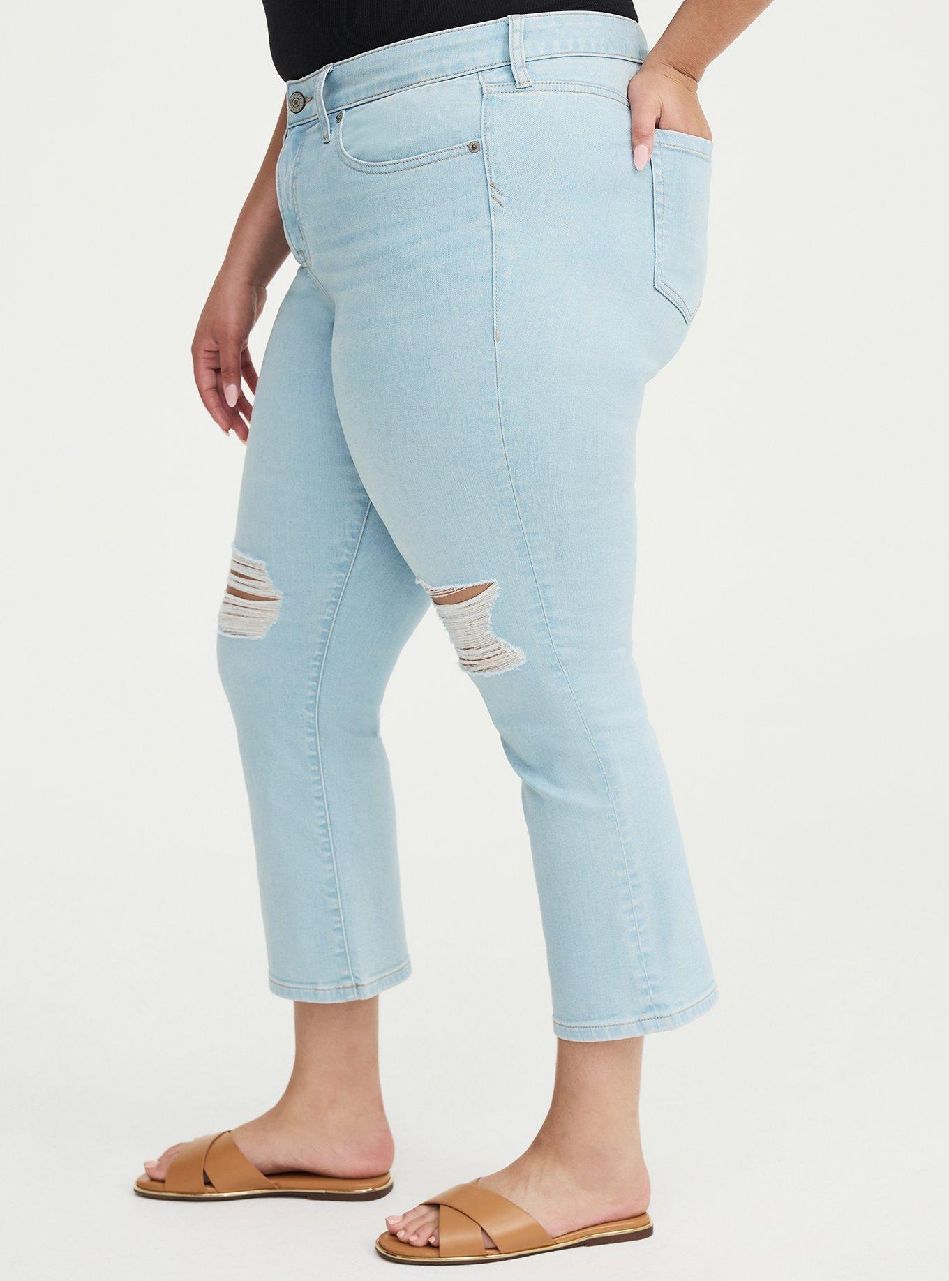 Crop Perfect Boyfriend Jean, BLUE 21, alternate