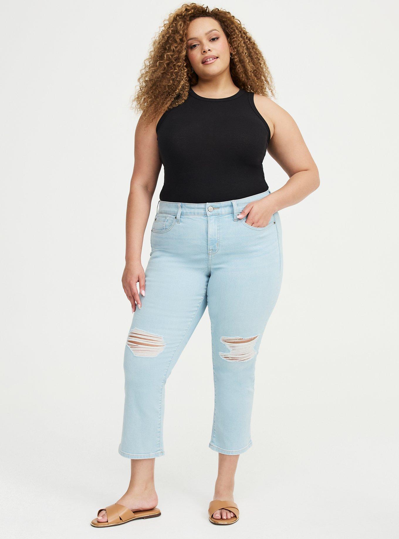 Crop Perfect Boyfriend Jean, BLUE 21, alternate