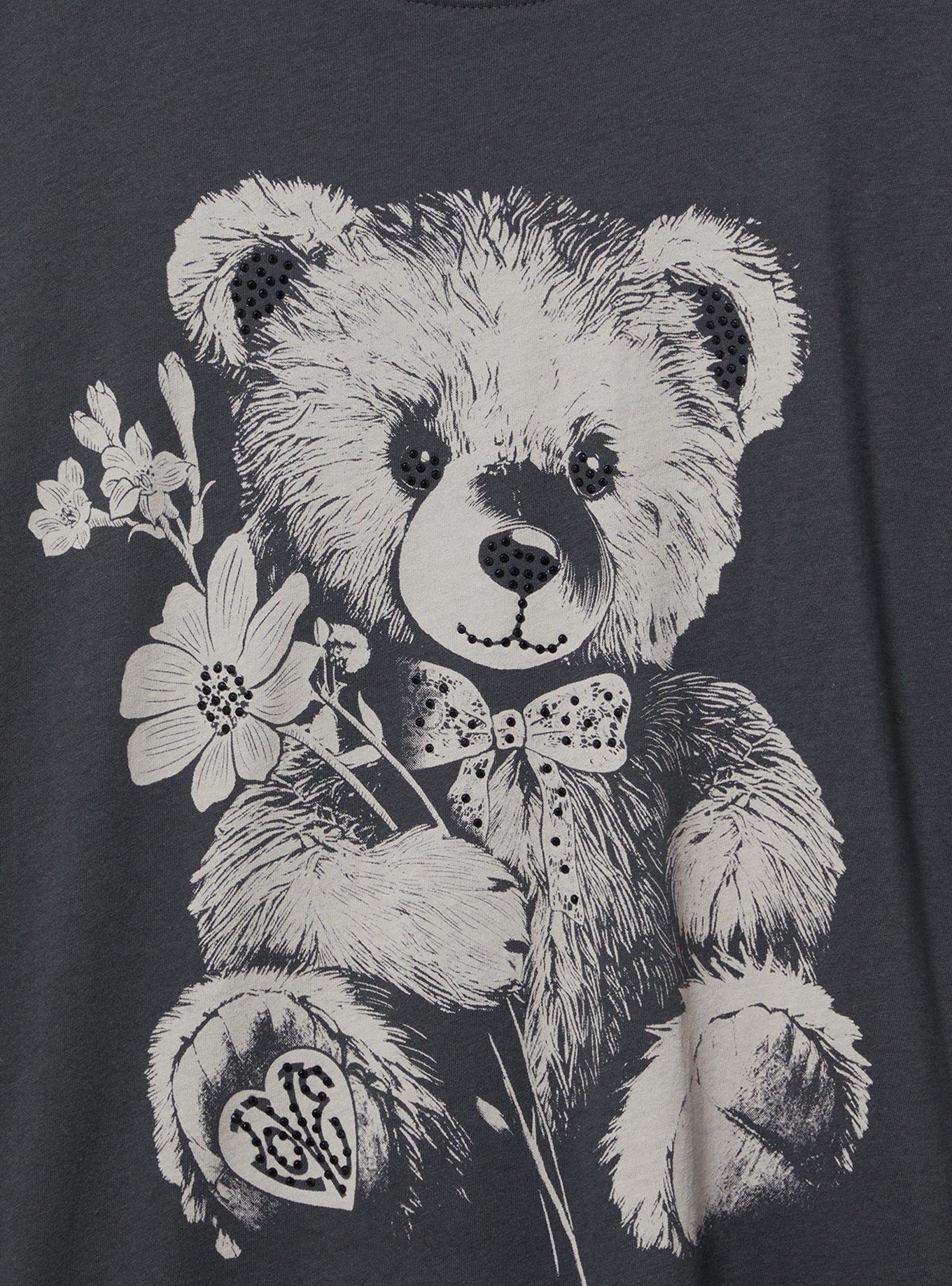 Teddy Bear Oversized Heritage Jersey Tunic Tee