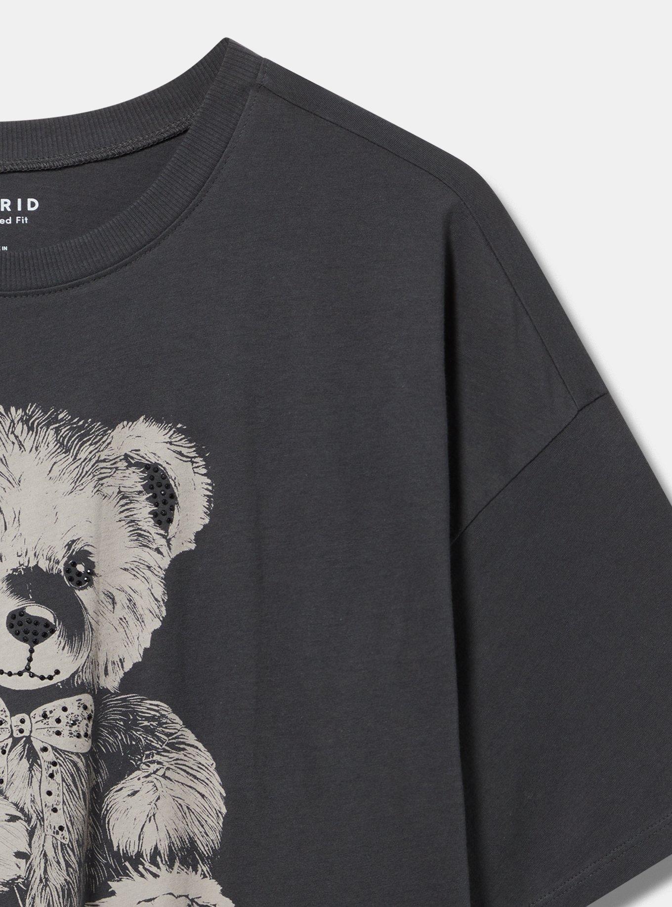 Teddy Bear Oversized Heritage Jersey Tunic Tee