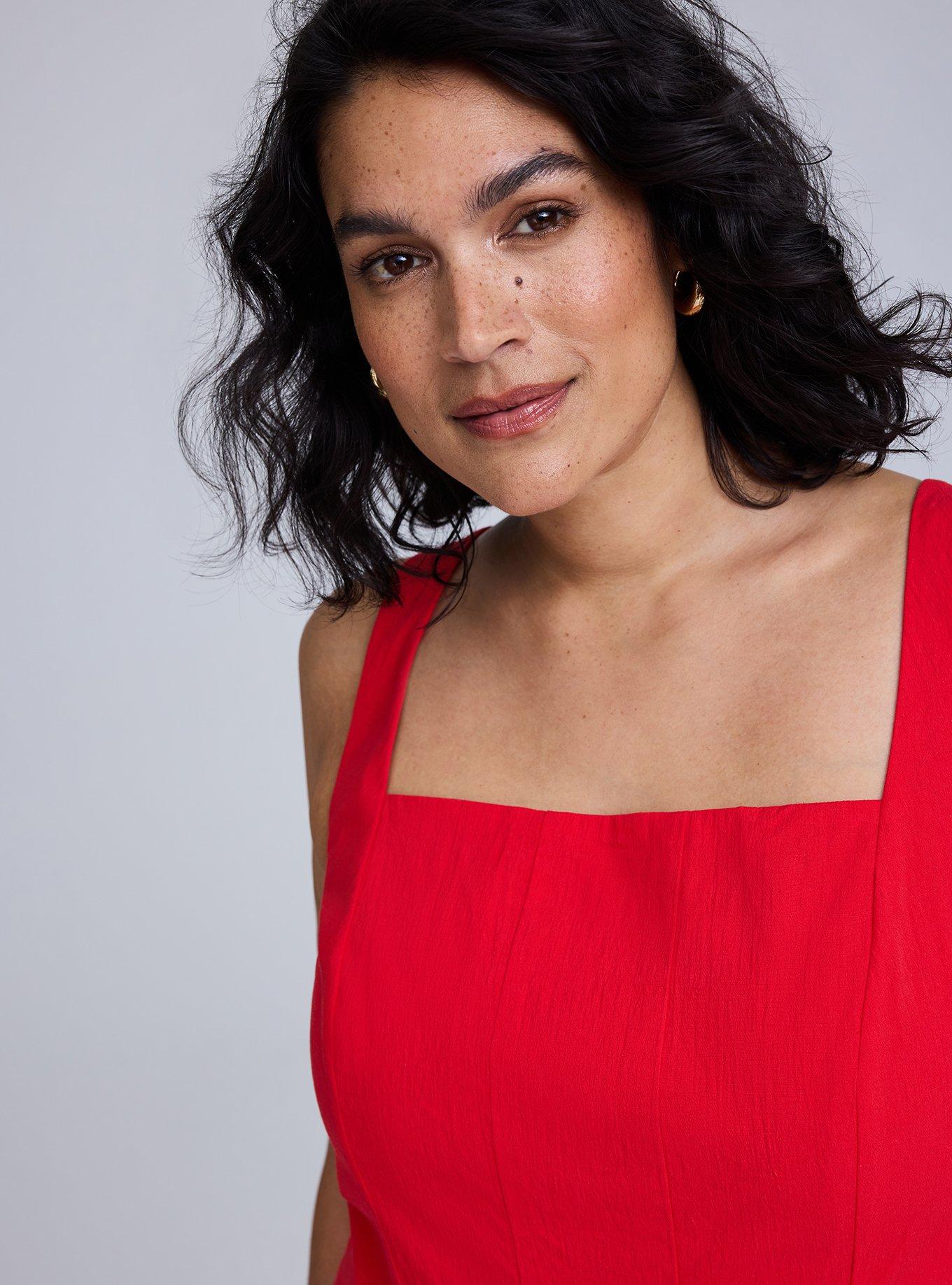 Belle Isle Fit & Flare Tea Length Dress