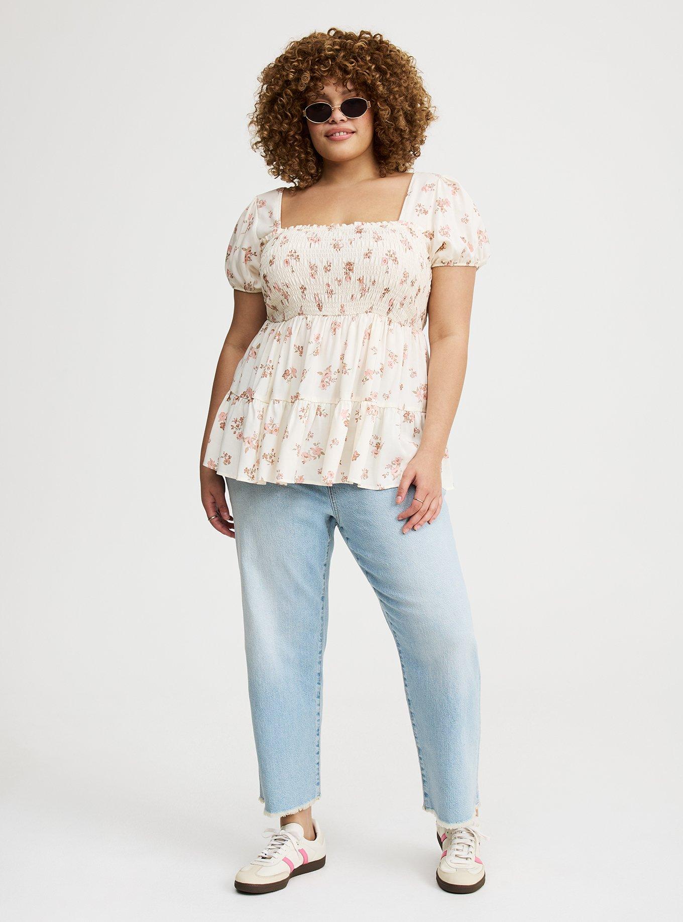 Smocked Babydoll Top