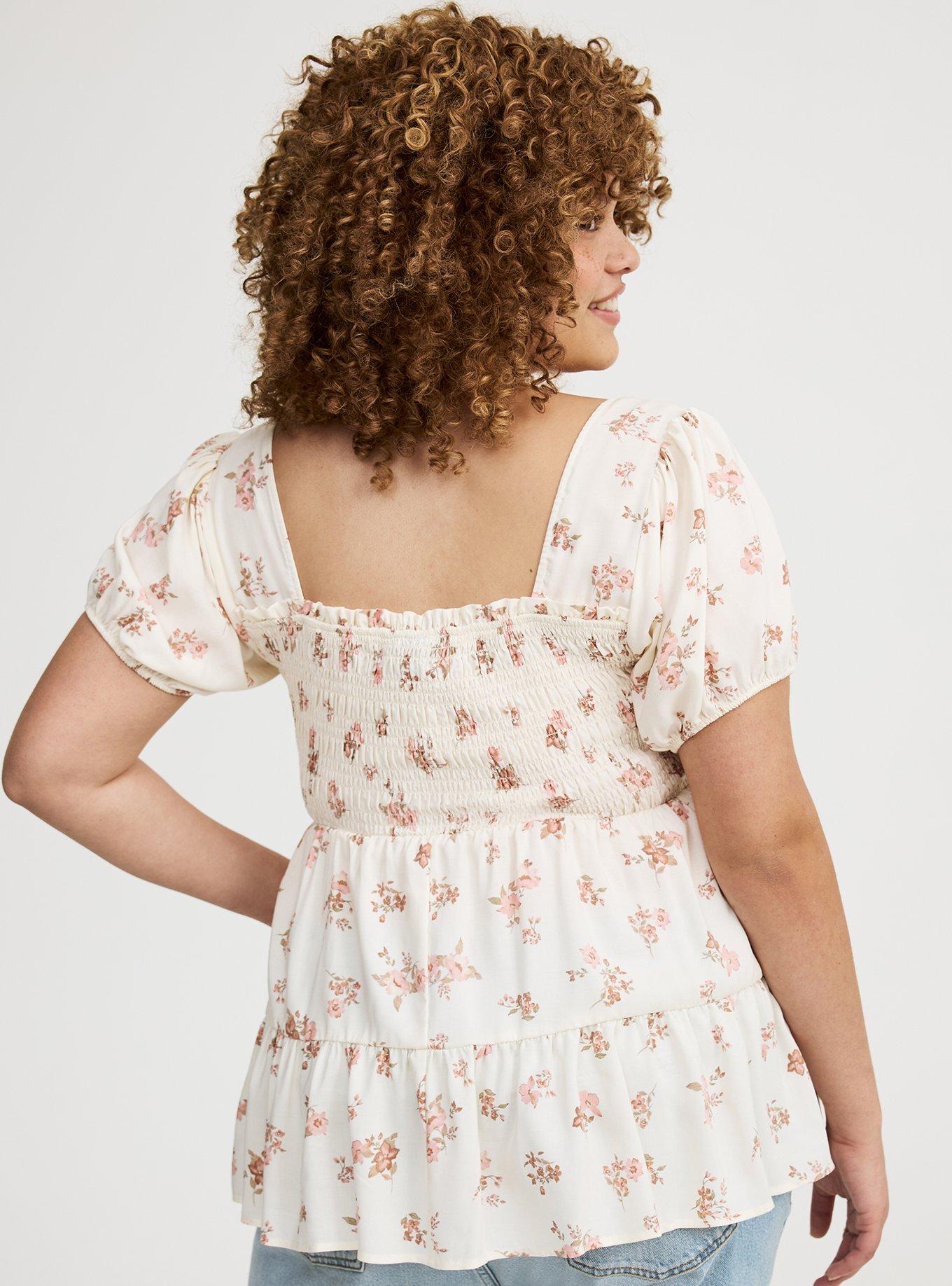Smocked Babydoll Top