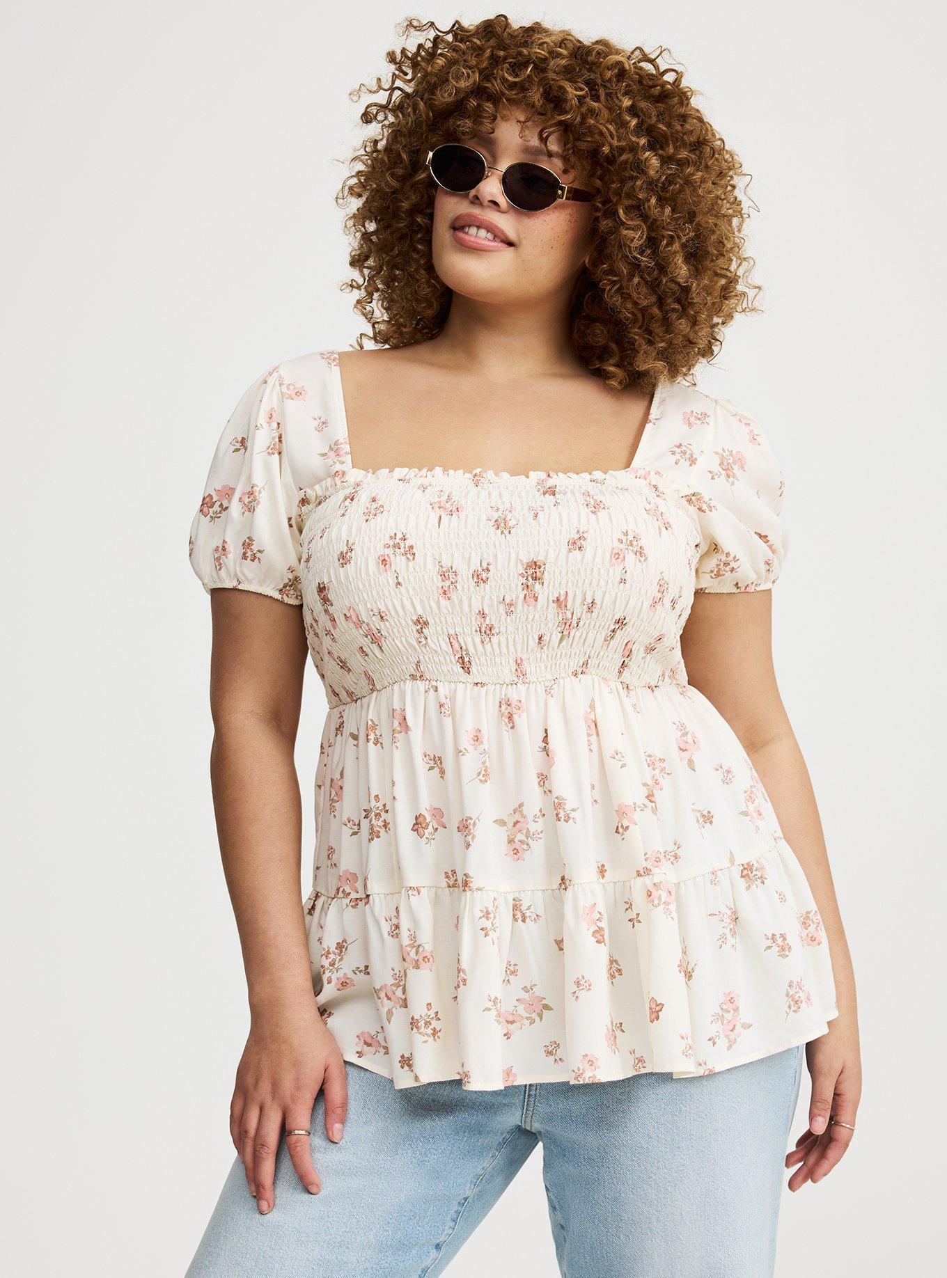 Smocked Babydoll Top