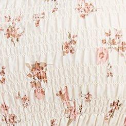 Smocked Babydoll Top, SELLY FLORAL BLUE PRISTINE, swatch