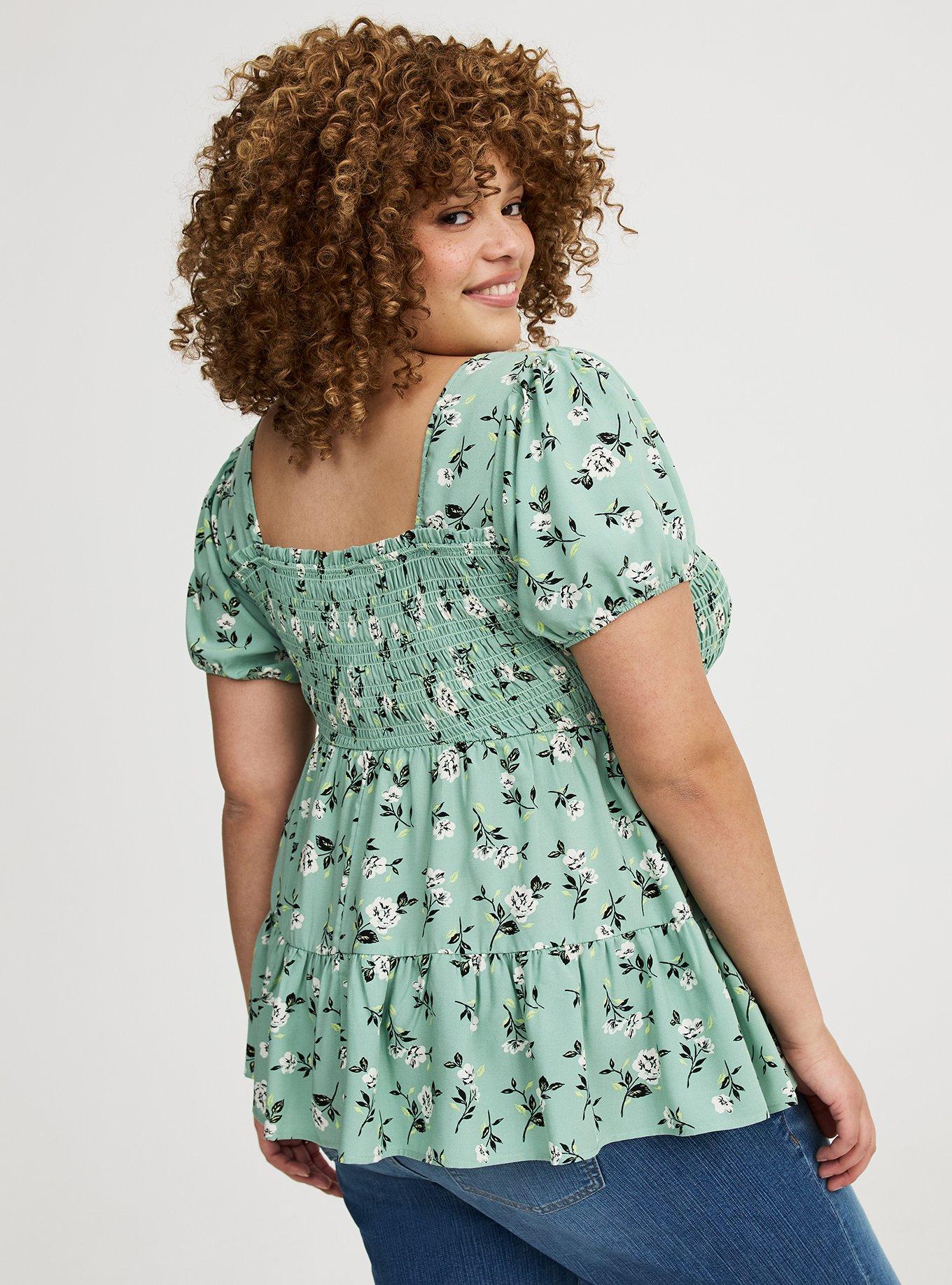 Smocked Babydoll Top