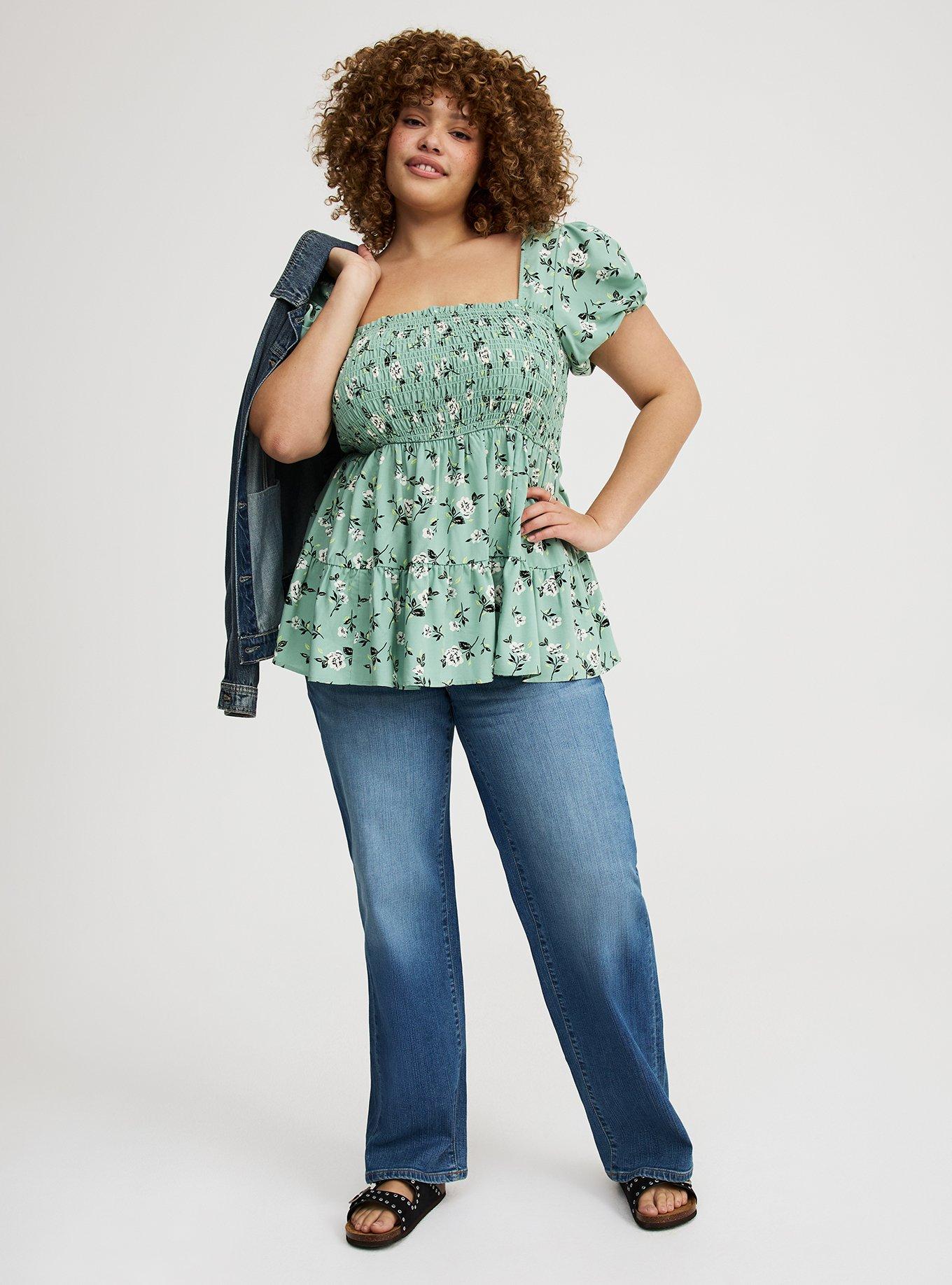 Smocked Babydoll Top