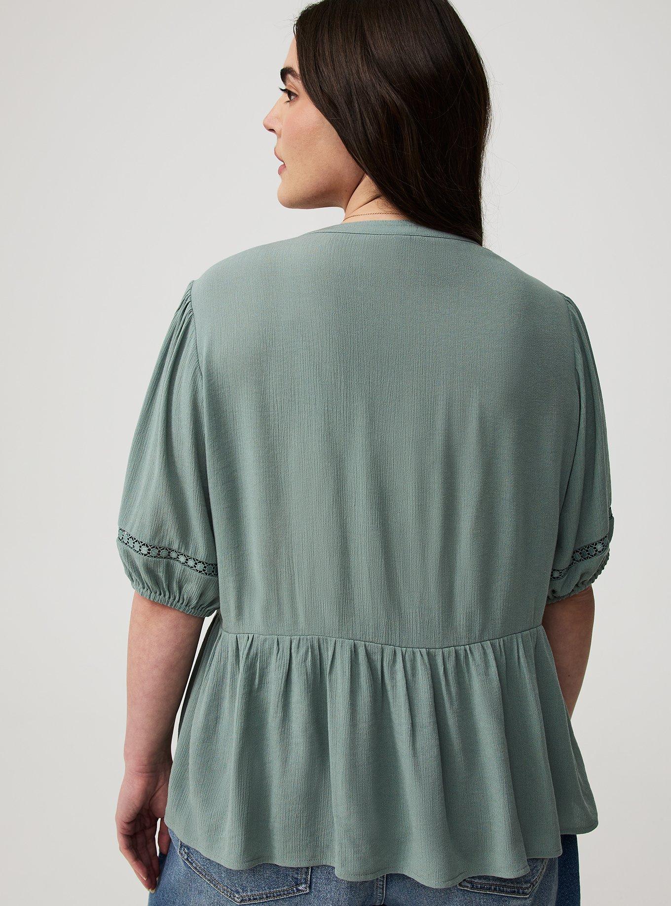Crinkle Gauze Boho Top
