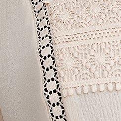 Crinkle Gauze Boho Top, RAINY DAY, swatch