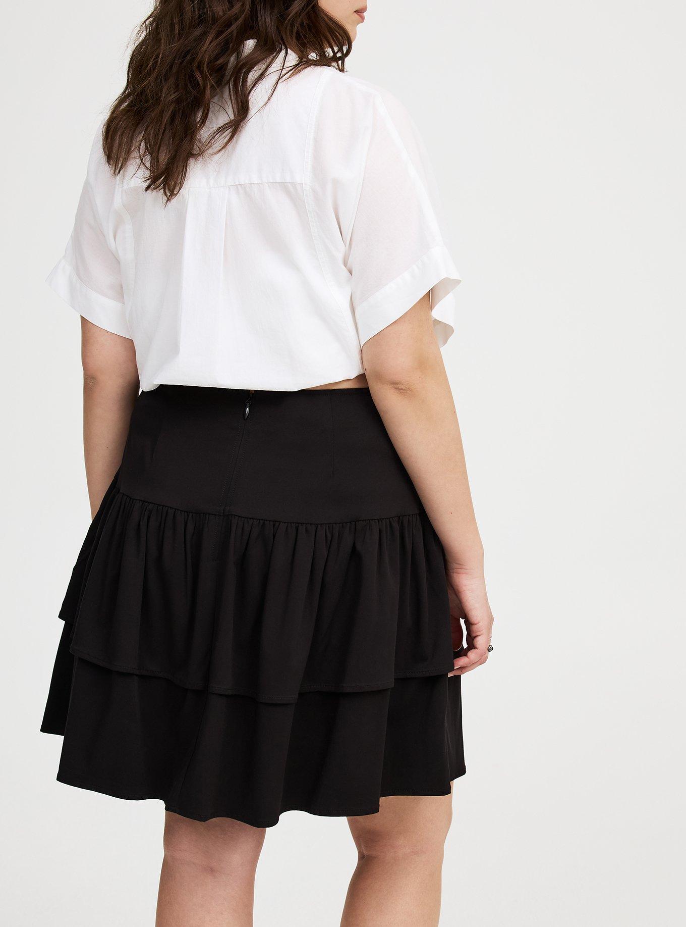 Ruffle Mini Skirt