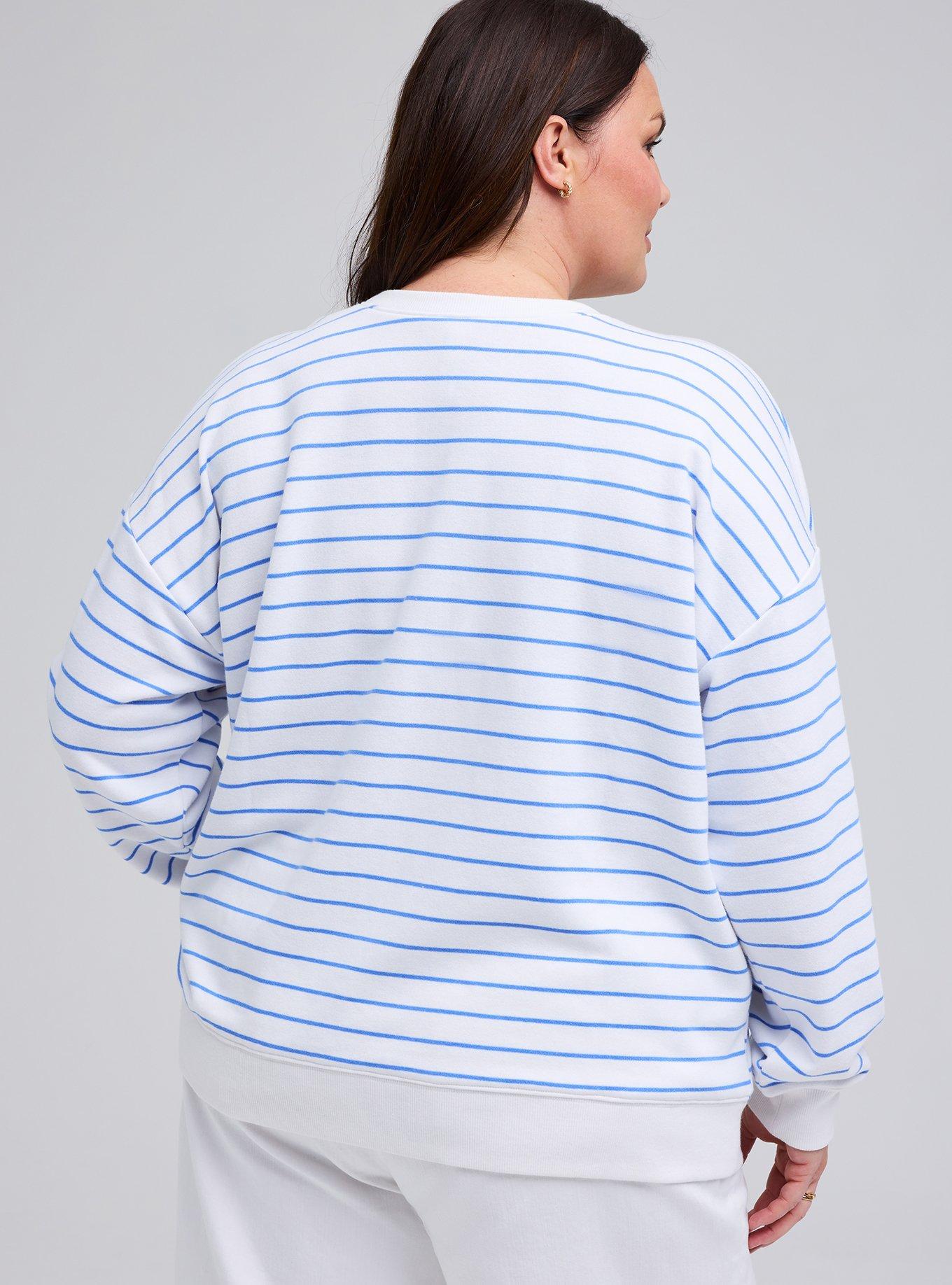 Belle Isle French Terry Pullover, LE WEEKEND WHITE, alternate