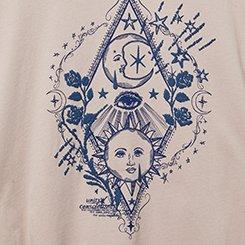 Unity Relaxed Cotton Puff Detail Tee, DUSKY ROSE, swatch