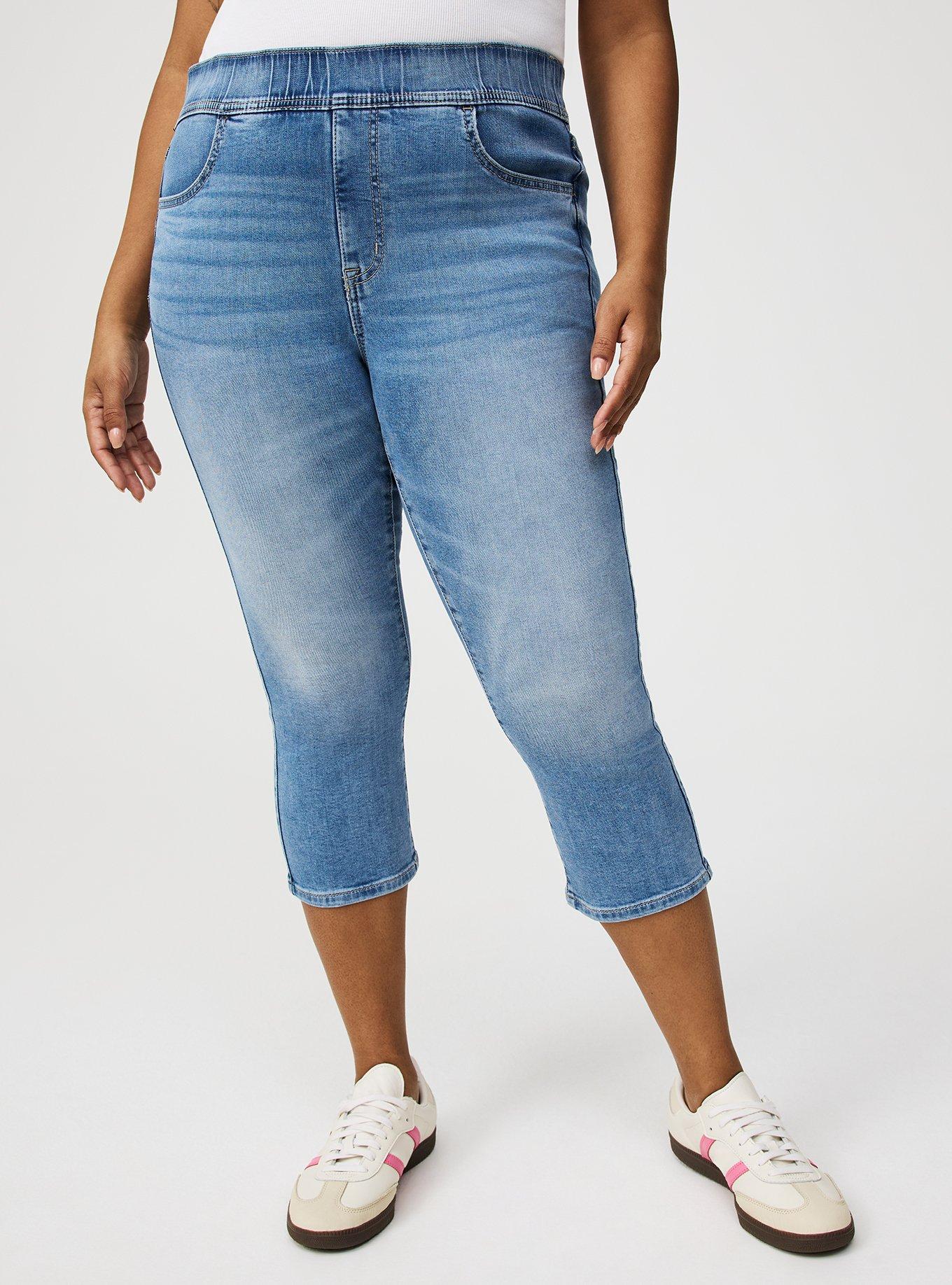 High-Rise Cropped Skinny Lean Jean