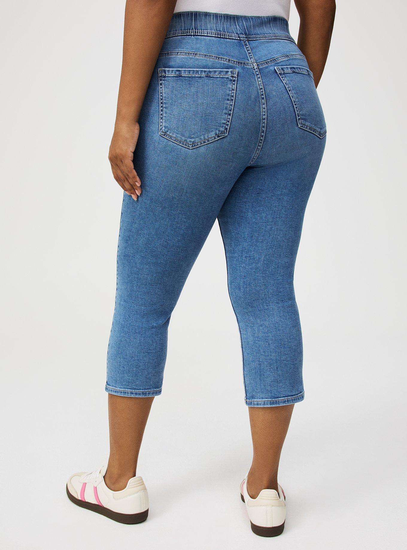High-Rise Cropped Skinny Lean Jean