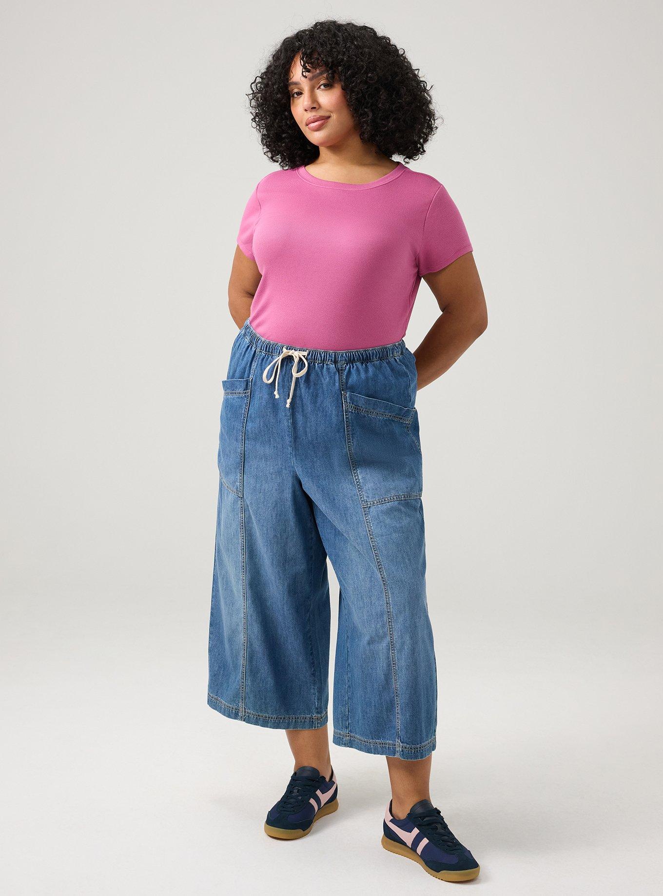 Heritage Rib Crew Tee, RED VIOLET, alternate