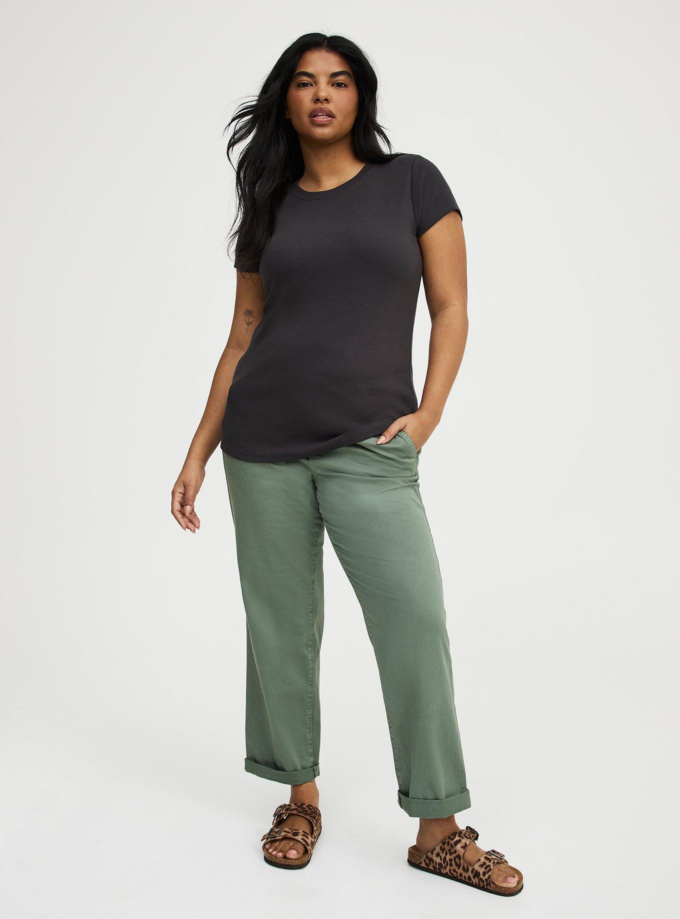 Heritage Rib Crew Tee, PHANTOM, alternate